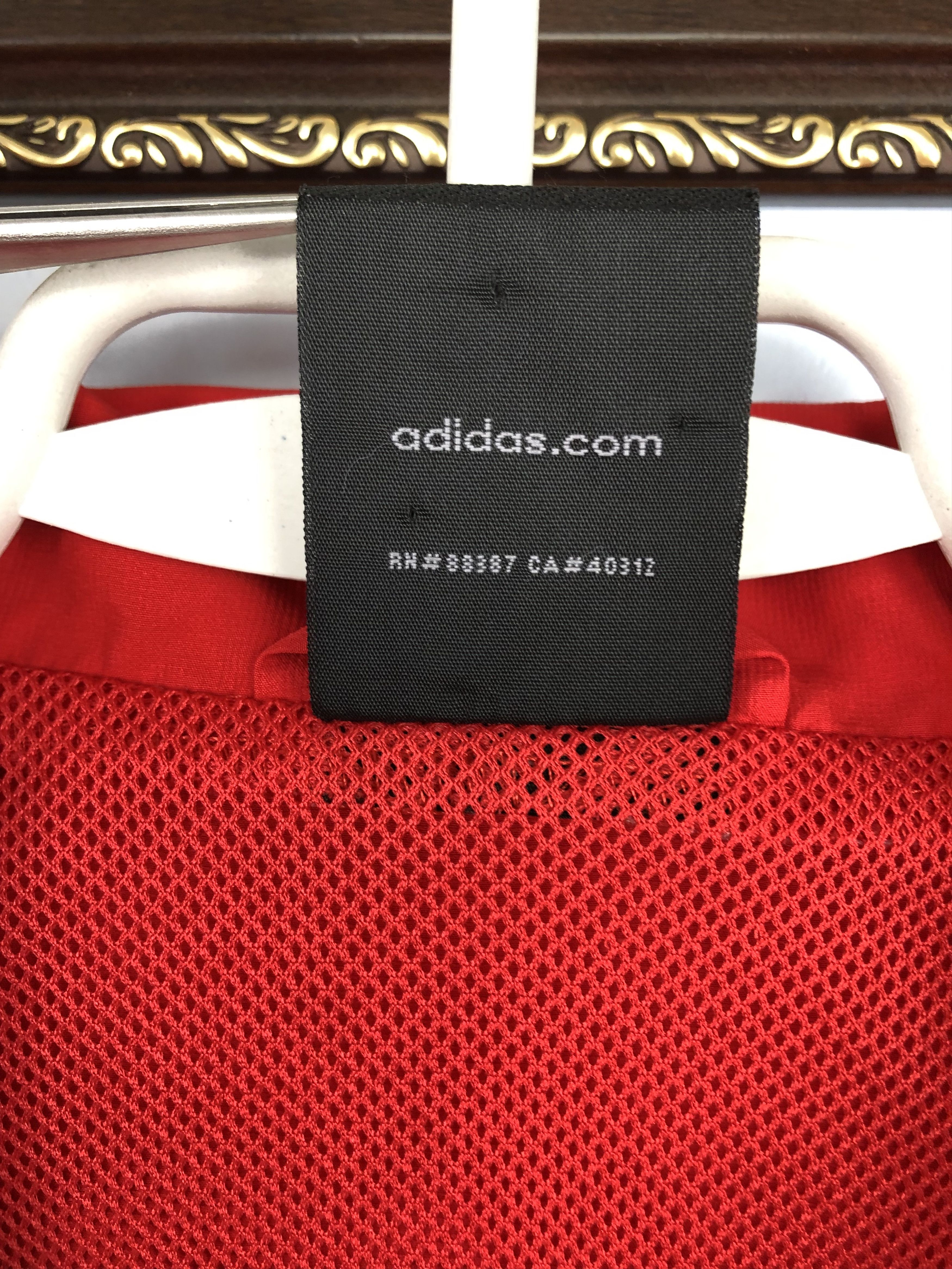 Adidas Vintage Munster Rugby Adidas Jacket Track Top Rare Red Size US L / EU 52-54 / 3 - 11 Thumbnail