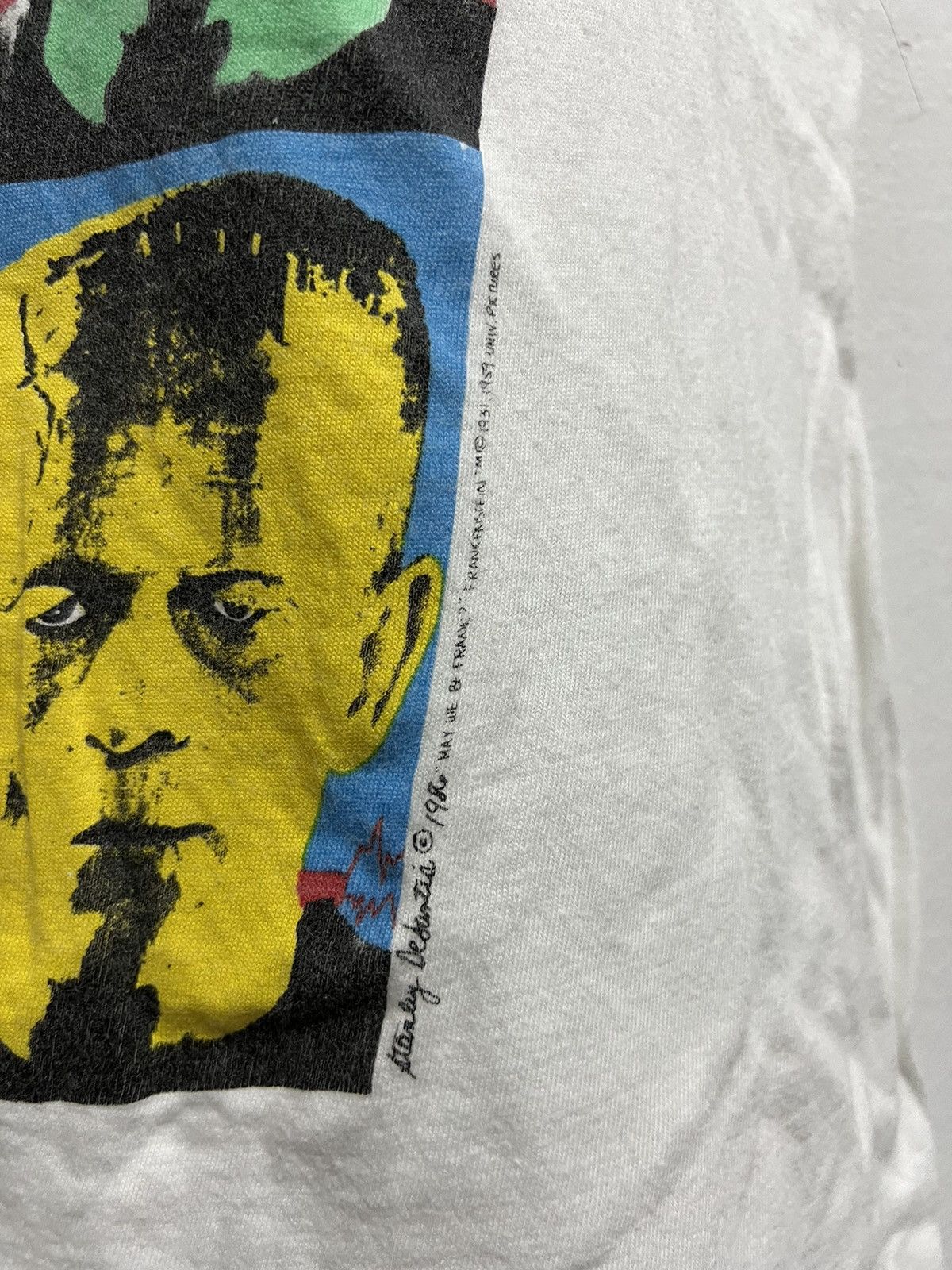 Andy Warhol × Vintage Vintage 80’s Frankeinstein Andy Warhol Stanley Desantis Size US M / EU 48-50 / 2 - 3 Thumbnail