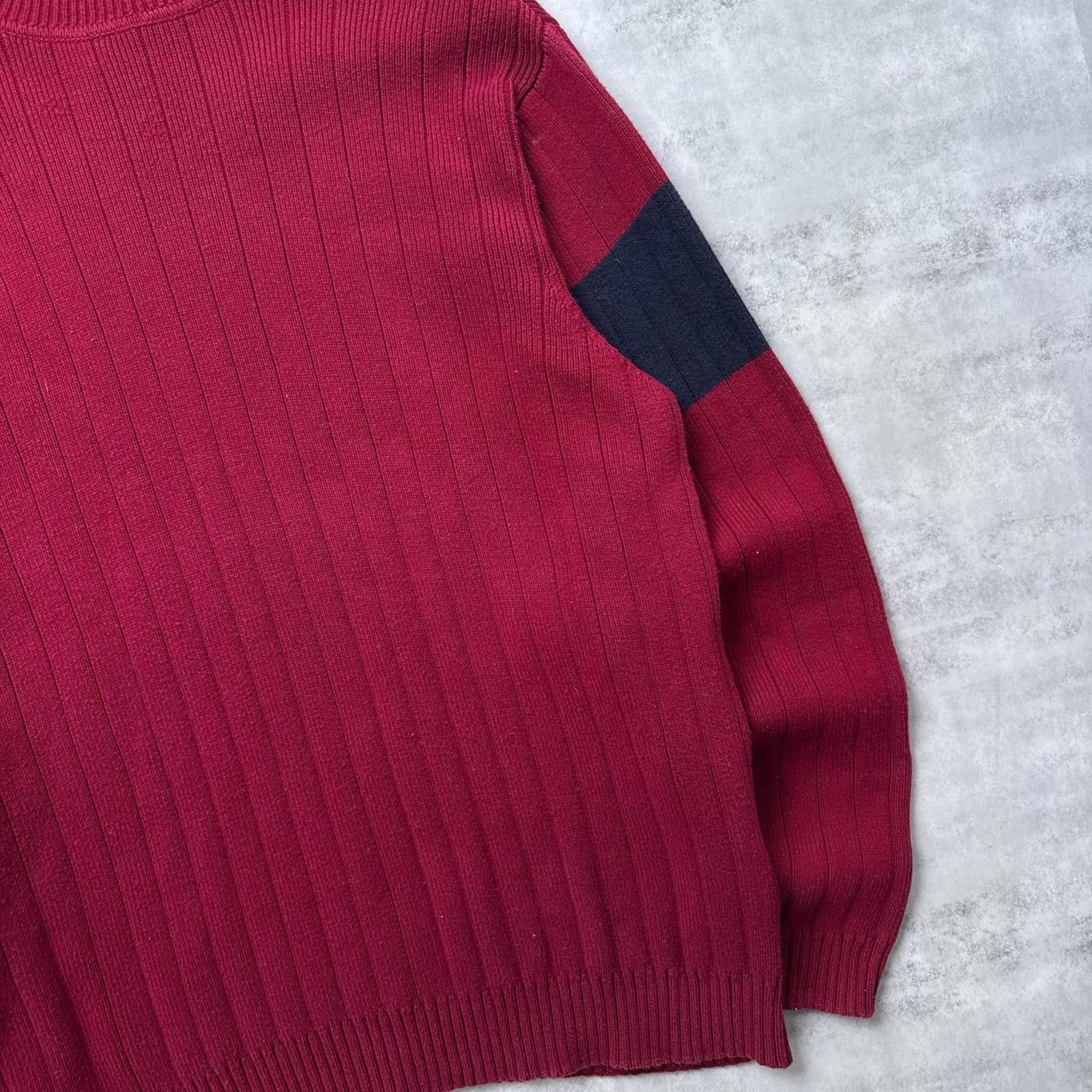 Chaps Y2K Chaps Ralph Lauren 00s Red Sweater Size US L / EU 52-54 / 3 - 3 Thumbnail