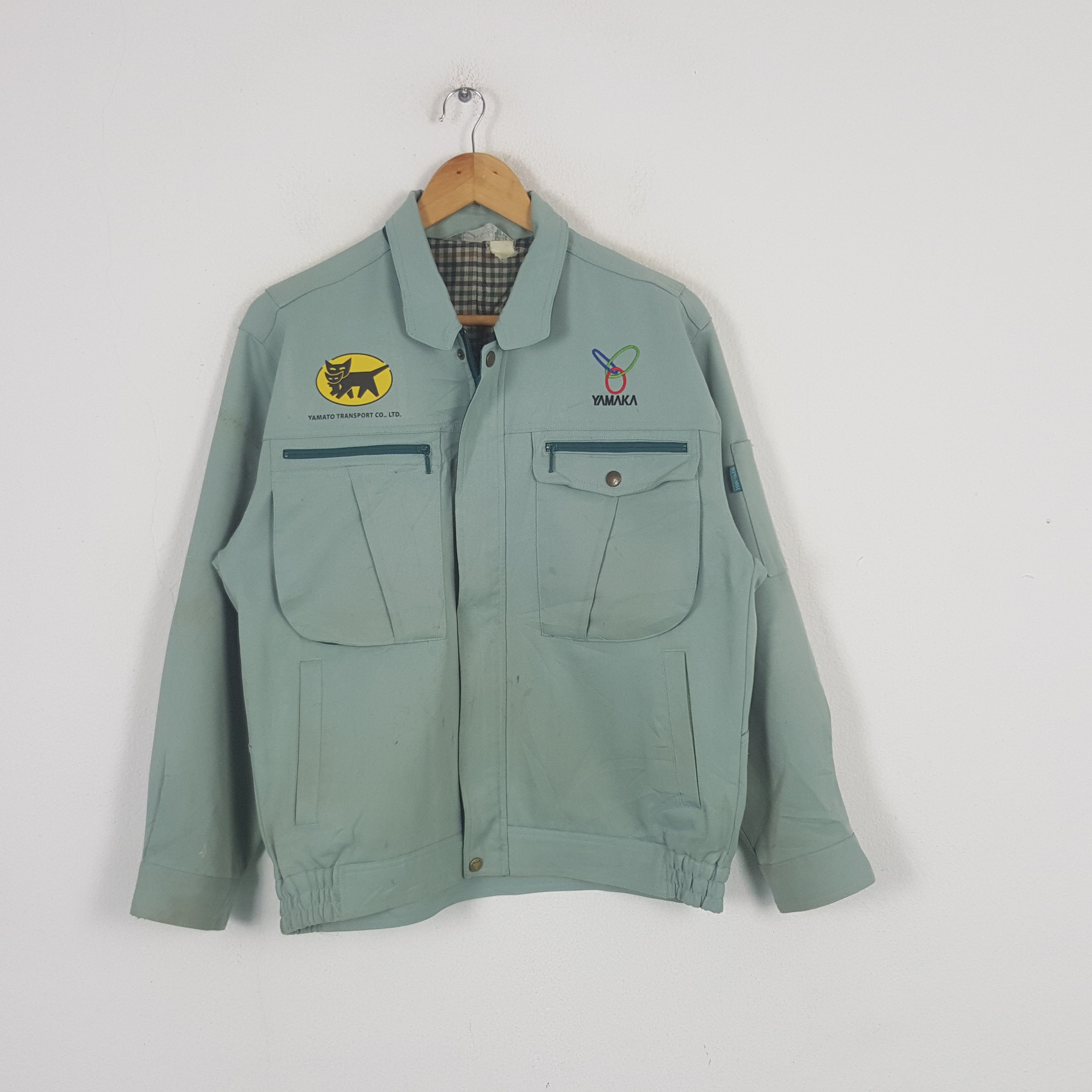 Japanese Brand × Vintage Vintage Yamato Transport Japanese Brand Jacket C288N15 Size US M / EU 48-50 / 2 - 3 Thumbnail