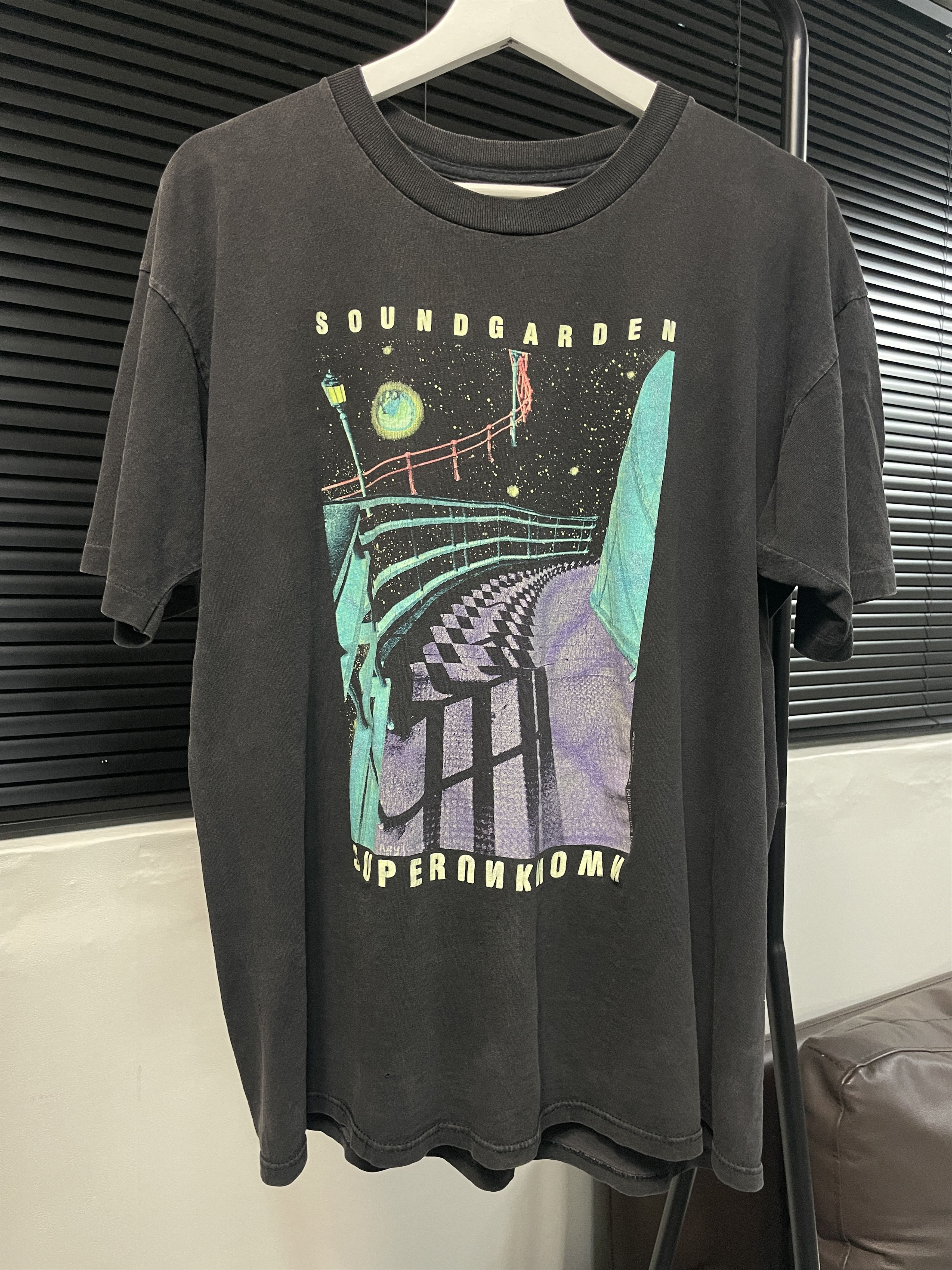 image of Band Tees x Vintage 1994 Vintage Soundgarden Superunknown Shirt in Black, Men's (Size XL)