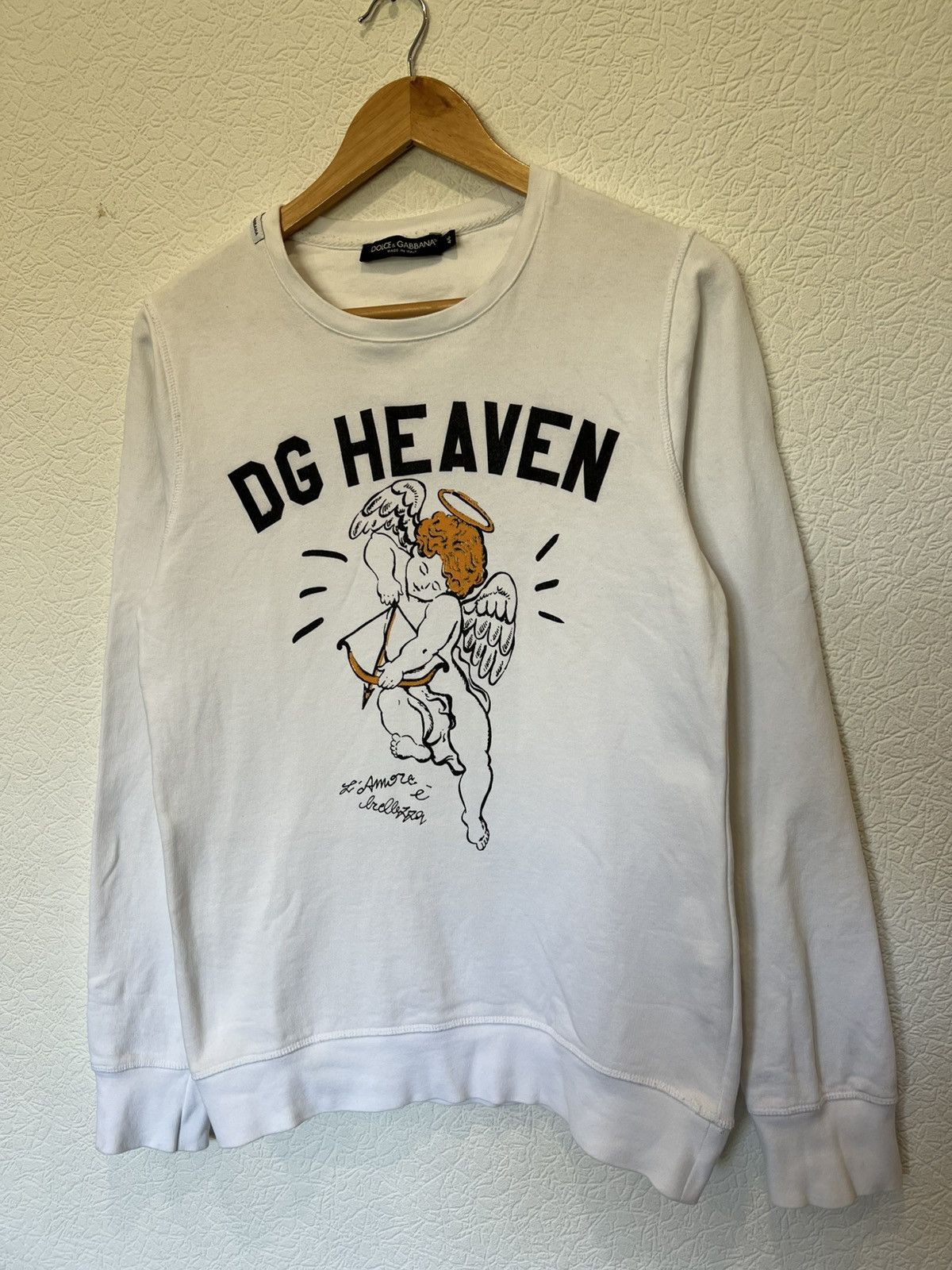 Dolce & Gabbana Vintage Dolce Gabbana DG Heaven Angel Sweatshirt White Size US S / EU 44-46 / 1 - 1 Thumbnail