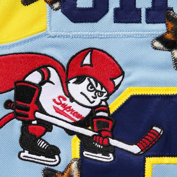 Supreme Supreme Fire & Ice Hockey Jersey Light Blue Size XXL Size US XXL / EU 58 / 5 - 6 Thumbnail