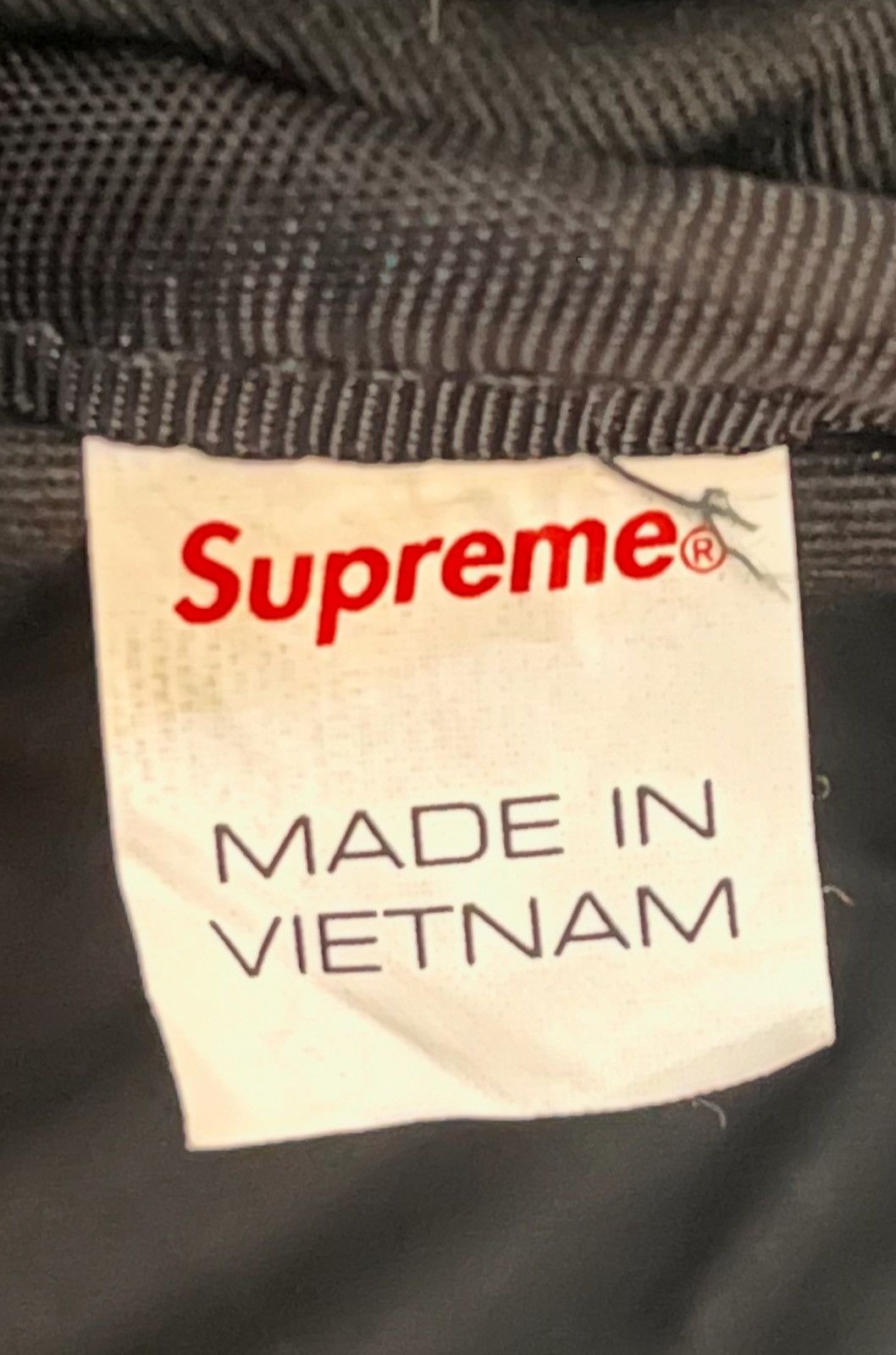 Supreme Authentic Supreme Canvas Backpack Black Size ONE SIZE - 13 Thumbnail