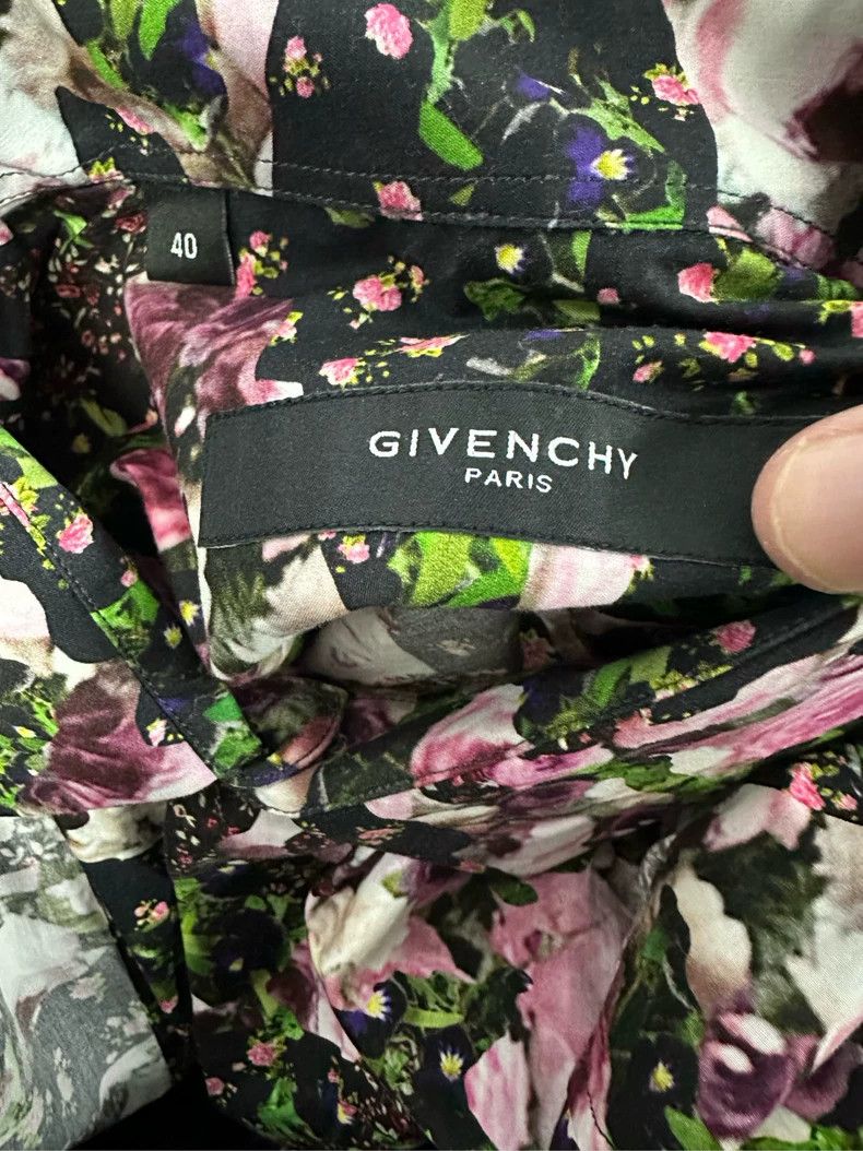 Givenchy Givenchy Size40 Floral Full Print Long Sleeve Shirt Size US XS / EU 42 / 0 - 3 Thumbnail
