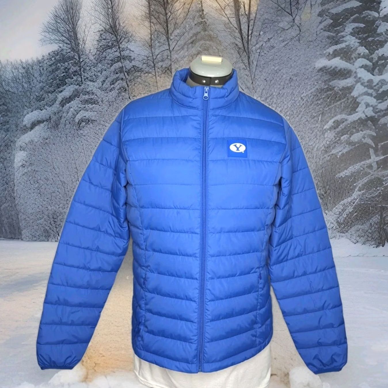 Vintage VINTAGE BYU Puffer Jacket Shirt? Size M / US 6-8 / IT 42-44 - 2 Thumbnail
