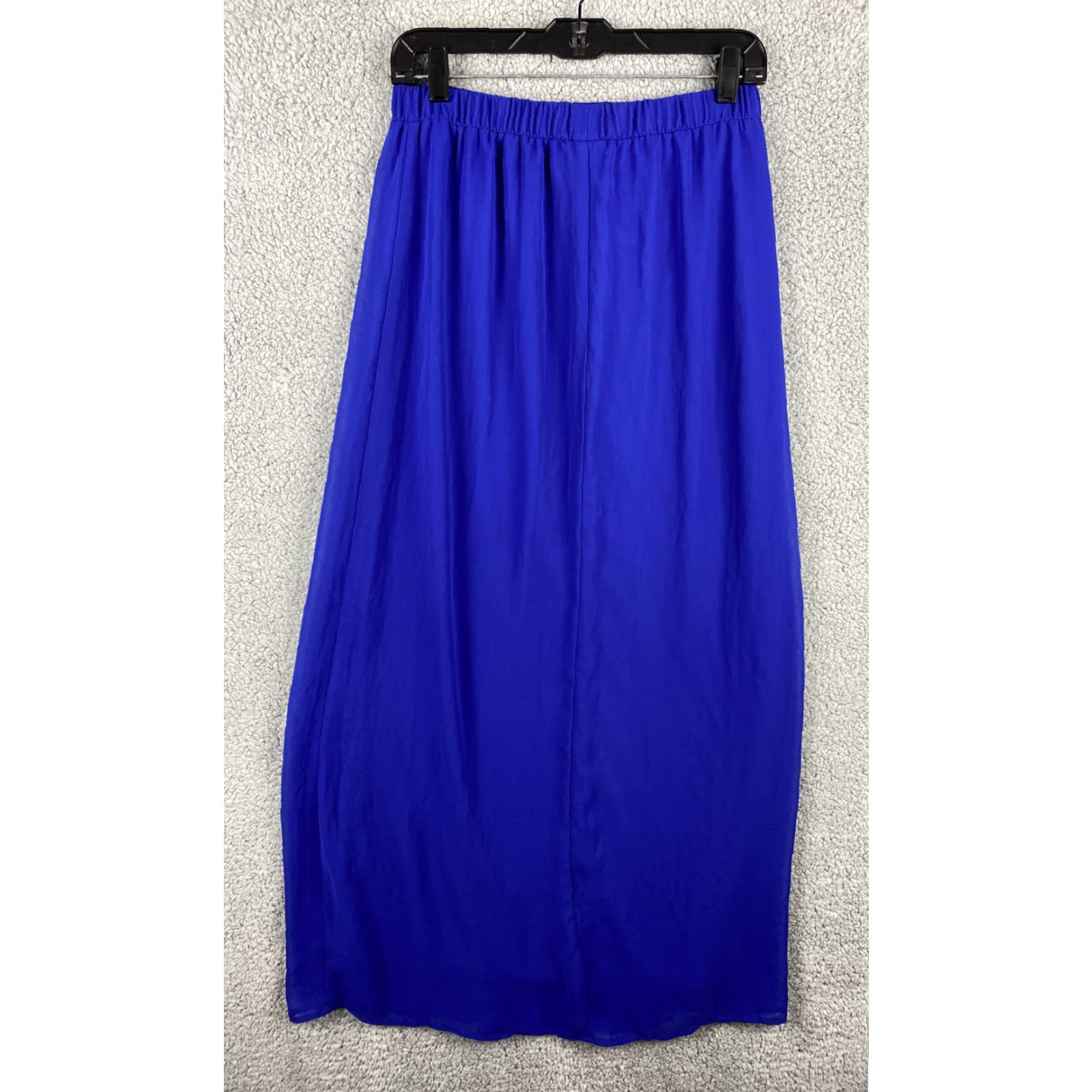Forever 21 Forever 21 Skirt Women’s L Blue Polyester Rayon Spandex Long Spring Womens Size 36" / US 14 / IT 50 - 6 Thumbnail