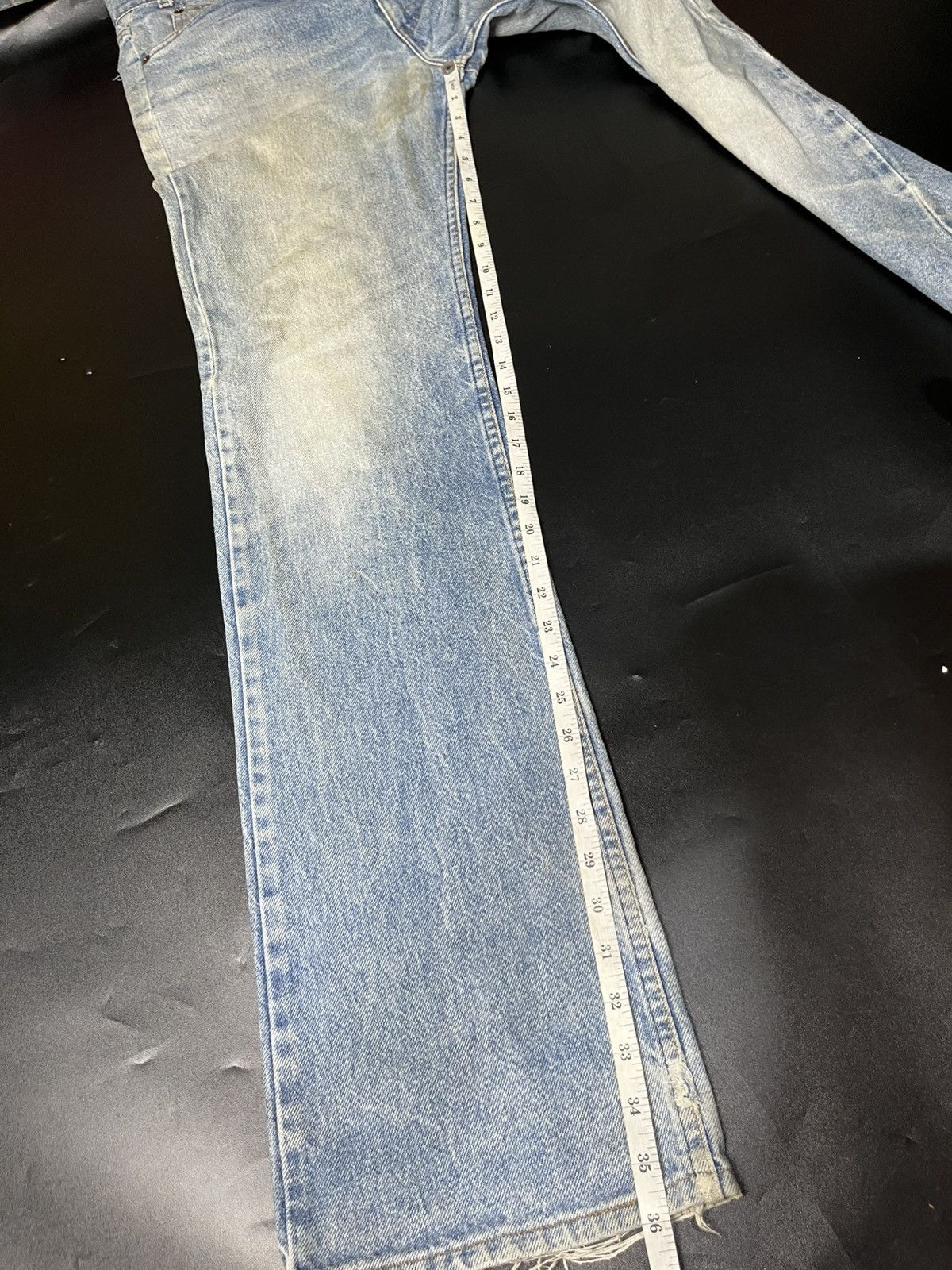 Levi's × Levi's Vintage Clothing 80s Vintage Levis 20517 Orange Tab Distressed Jeans Size US 32 / EU 48 - 18 Thumbnail