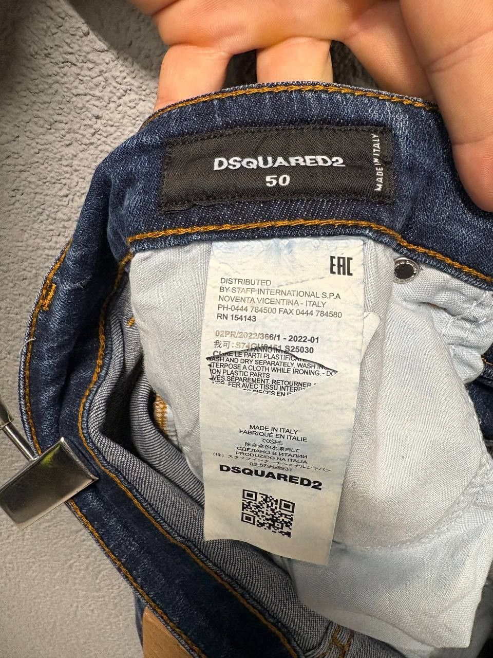 Dsquared2 Dsquared2 mens jeans EU 50 / W 34 made in Italy Size US 34 / EU 50 - 10 Thumbnail