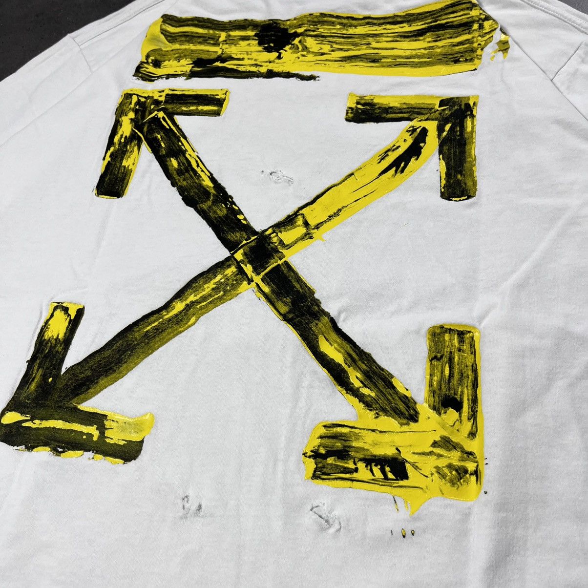 Off-White Virgil Abloh Era Off White Vintage Acrylic Arrows Tee Tshirt Size US XL / EU 56 / 4 - 8 Thumbnail