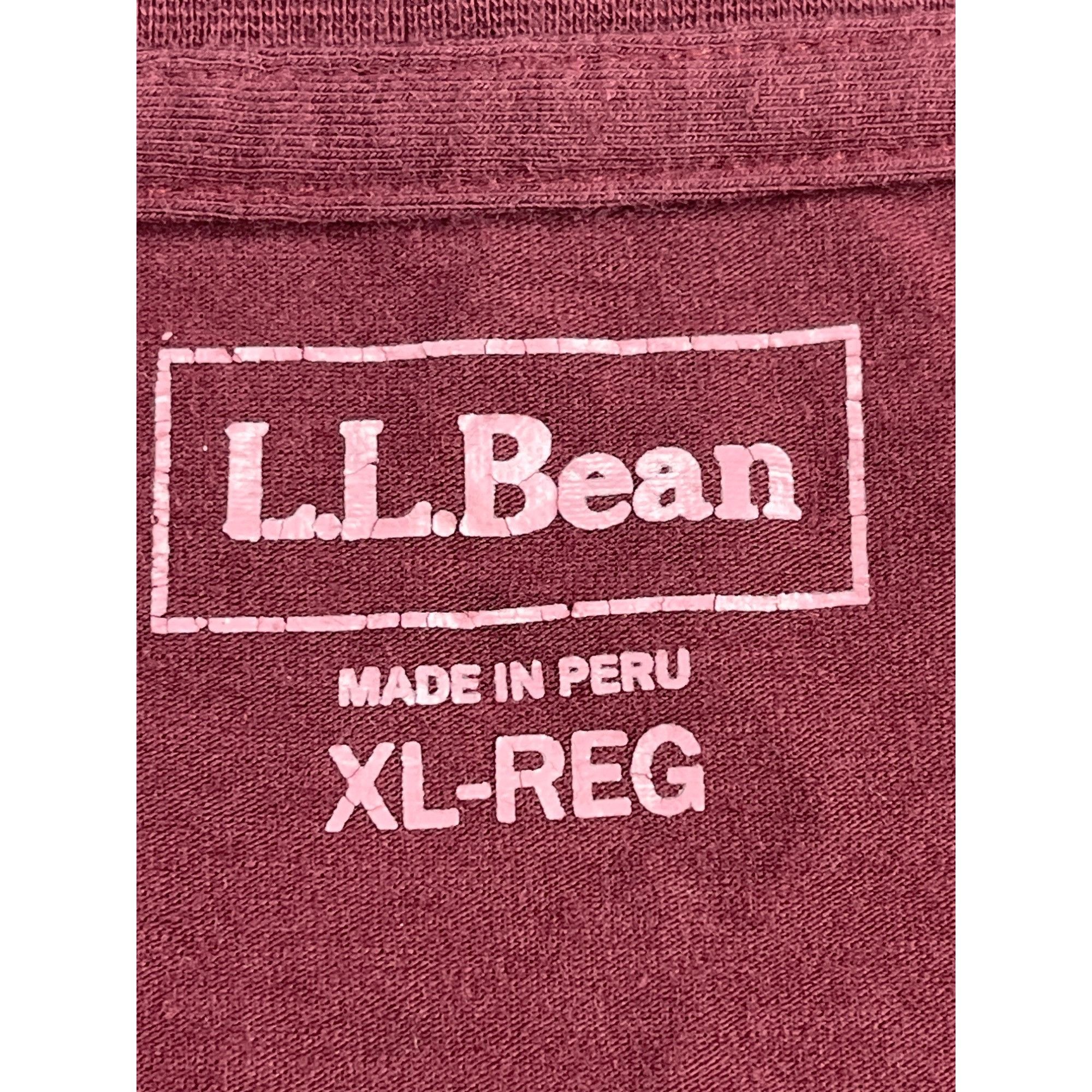 L.L. Bean L.L. Bean SKU 7687 Womens Long Sleeve T shirt Maroon Size XL Size XL / US 12-14 / IT 48-50 - 9 Thumbnail