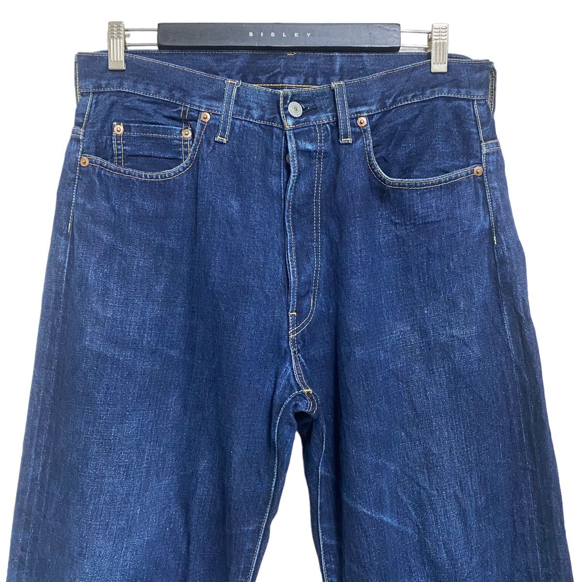 Yohji Yamamoto Vintage Yohji Yamamoto Pour Homme Asymmetrical Cropped Jeans Size US 32 / EU 48 - 4 Thumbnail