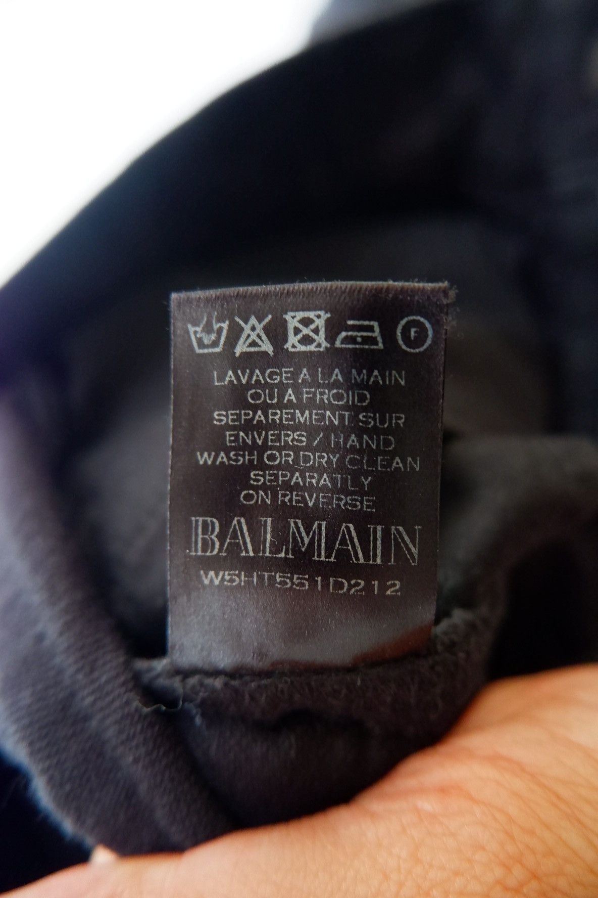 Balmain BALMAIN Christophe Decarnine Biker Waxed Jeans Size US 33 - 7 Thumbnail