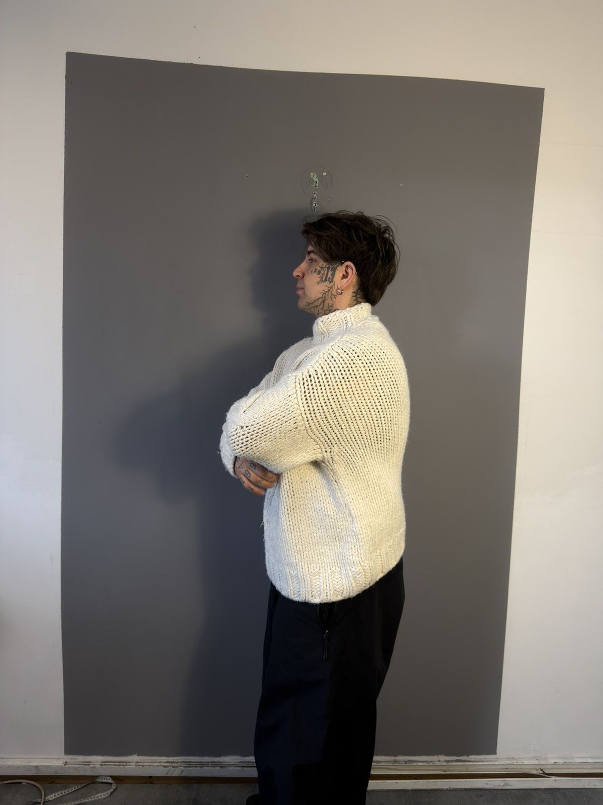 Balenciaga Balenciaga knit oversized sweater Size US L / EU 52-54 / 3 - 8 Thumbnail