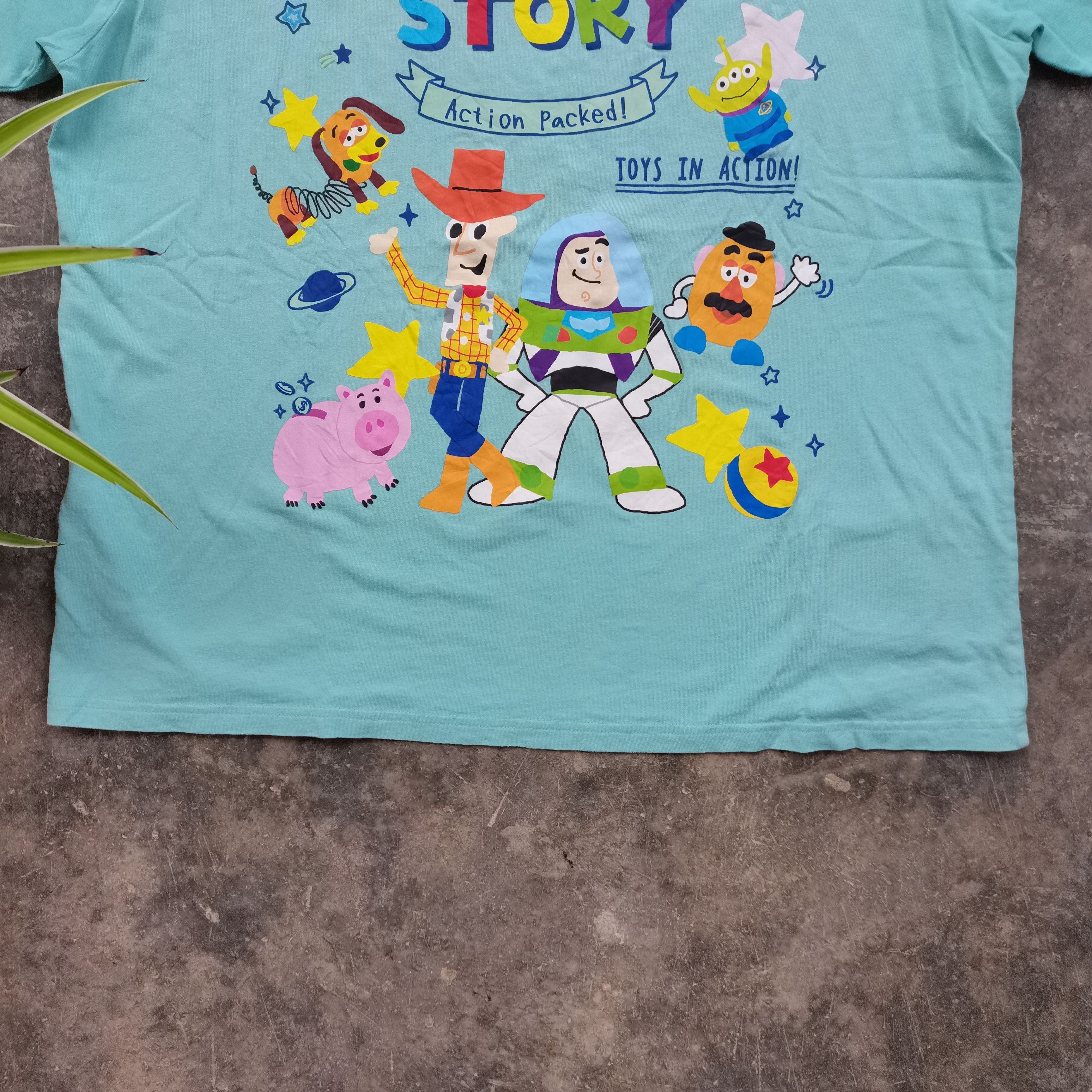 Disney × Vintage Vintage Toy In Action TOY STORY Tee Size US XL / EU 56 / 4 - 7 Thumbnail