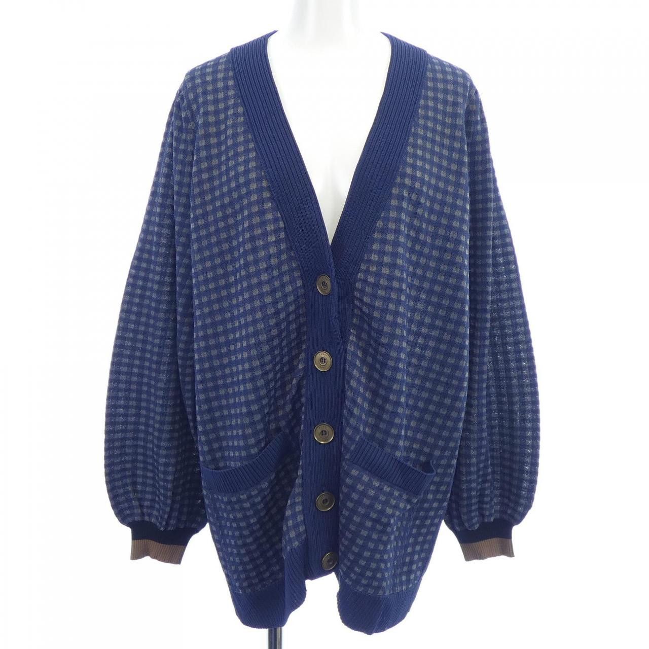 Fendi Fendi Fendi Knit Cardigan Textile Tops FZC837AD5V DUTY FREE for USA Size ONE SIZE - 1 Thumbnail