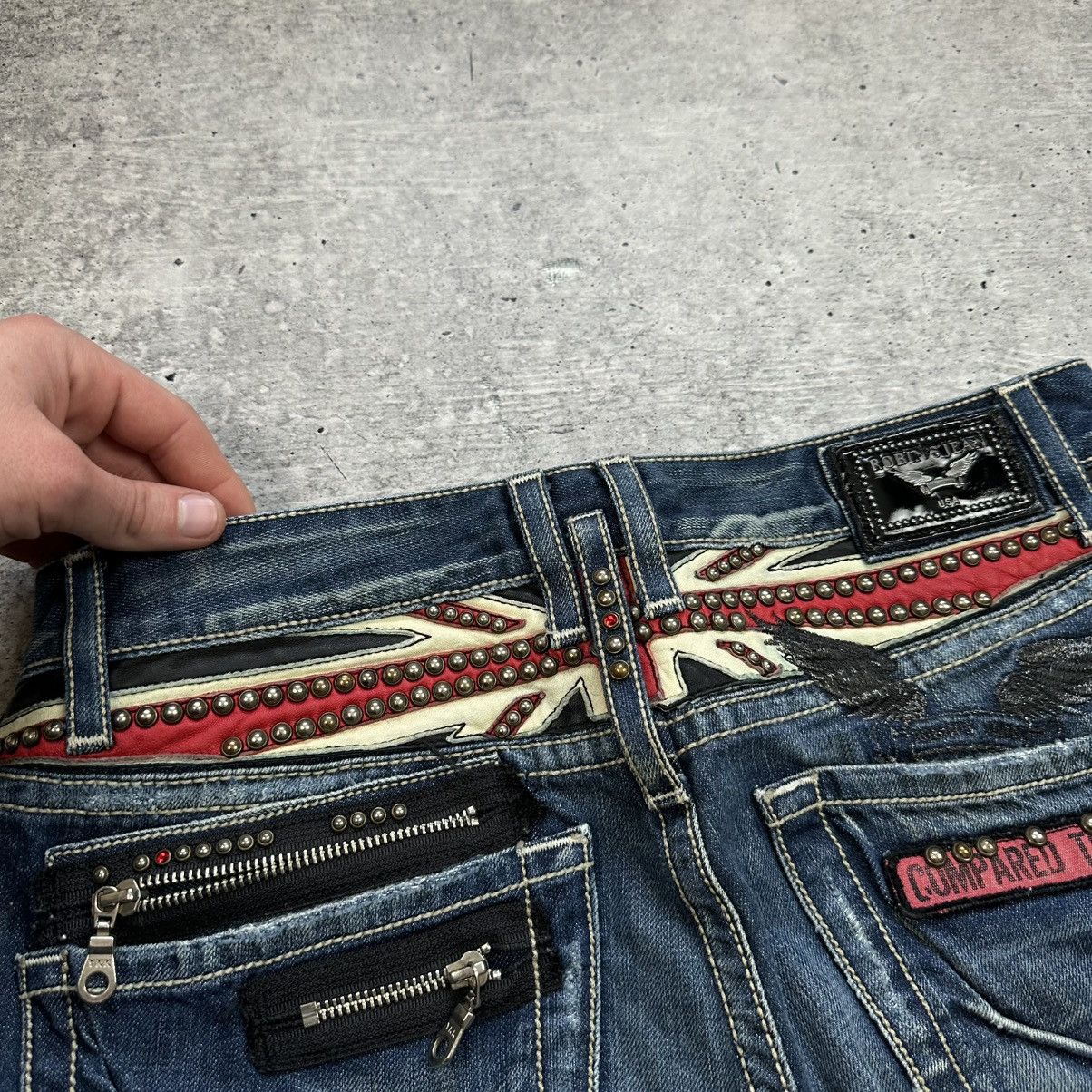Robins Jeans Robin's Denim Jeans Union Jack Y2K Blue Men’s Size 33 Size US 33 - 24 Thumbnail
