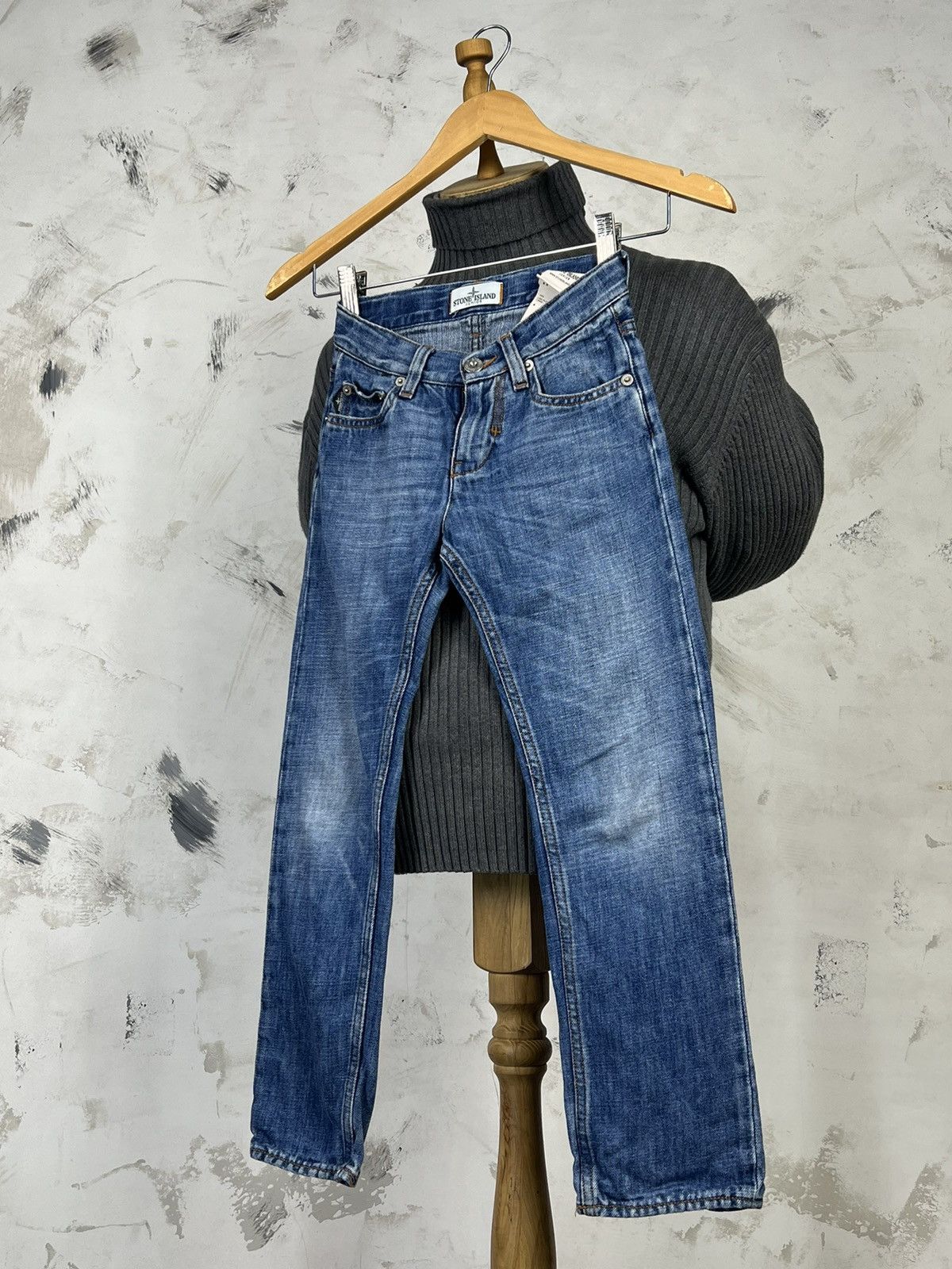 Stone Island Stone Island Junior Denim Jeans Size 6 / 116 Size US 26 / EU 42 - 1 Thumbnail