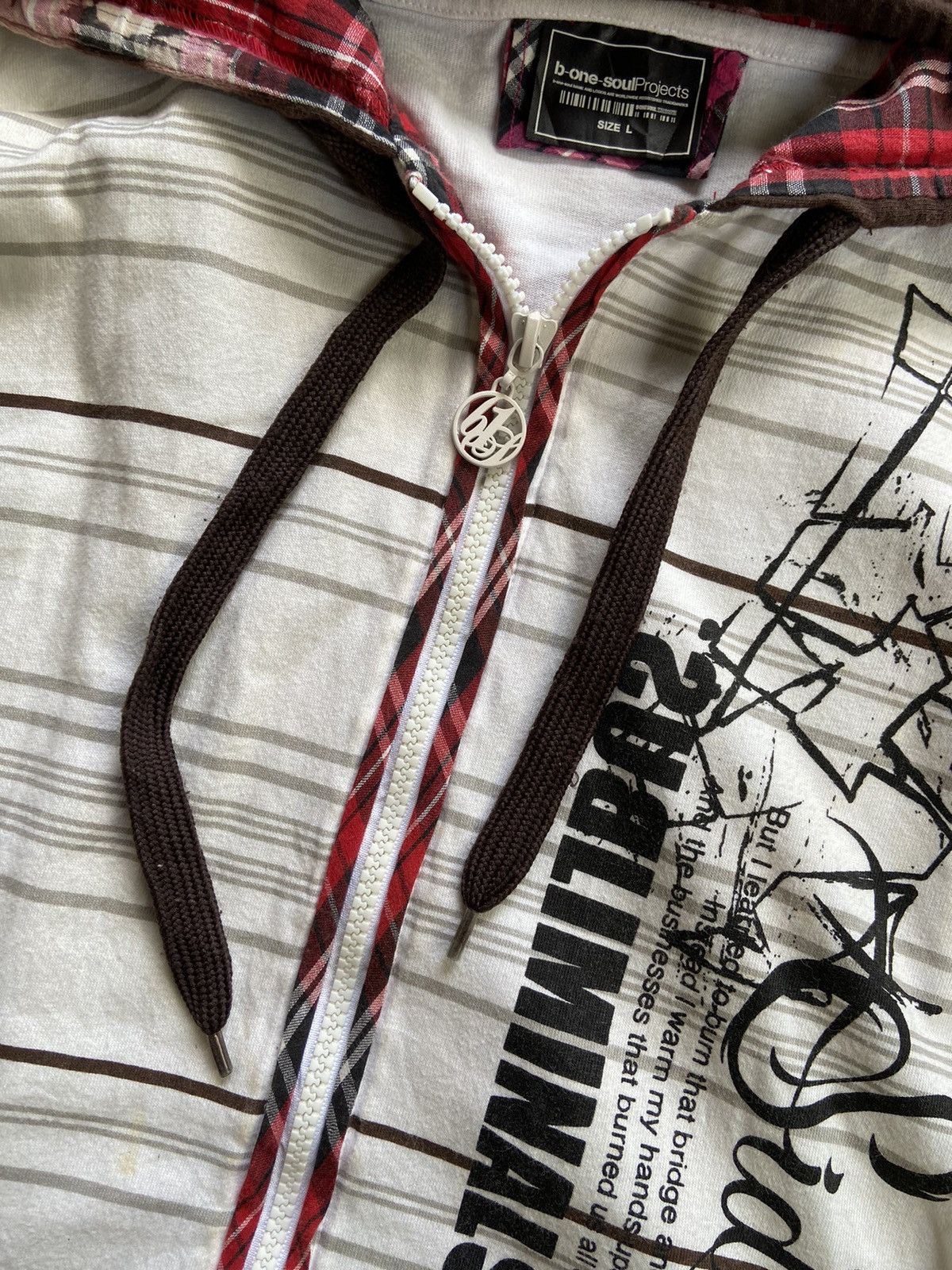 Japanese Brand B-ONE SOUL SUBLIMINAL SELF EXPRESSION JAPAN ZIP STYLE Size US L / EU 52-54 / 3 - 7 Thumbnail