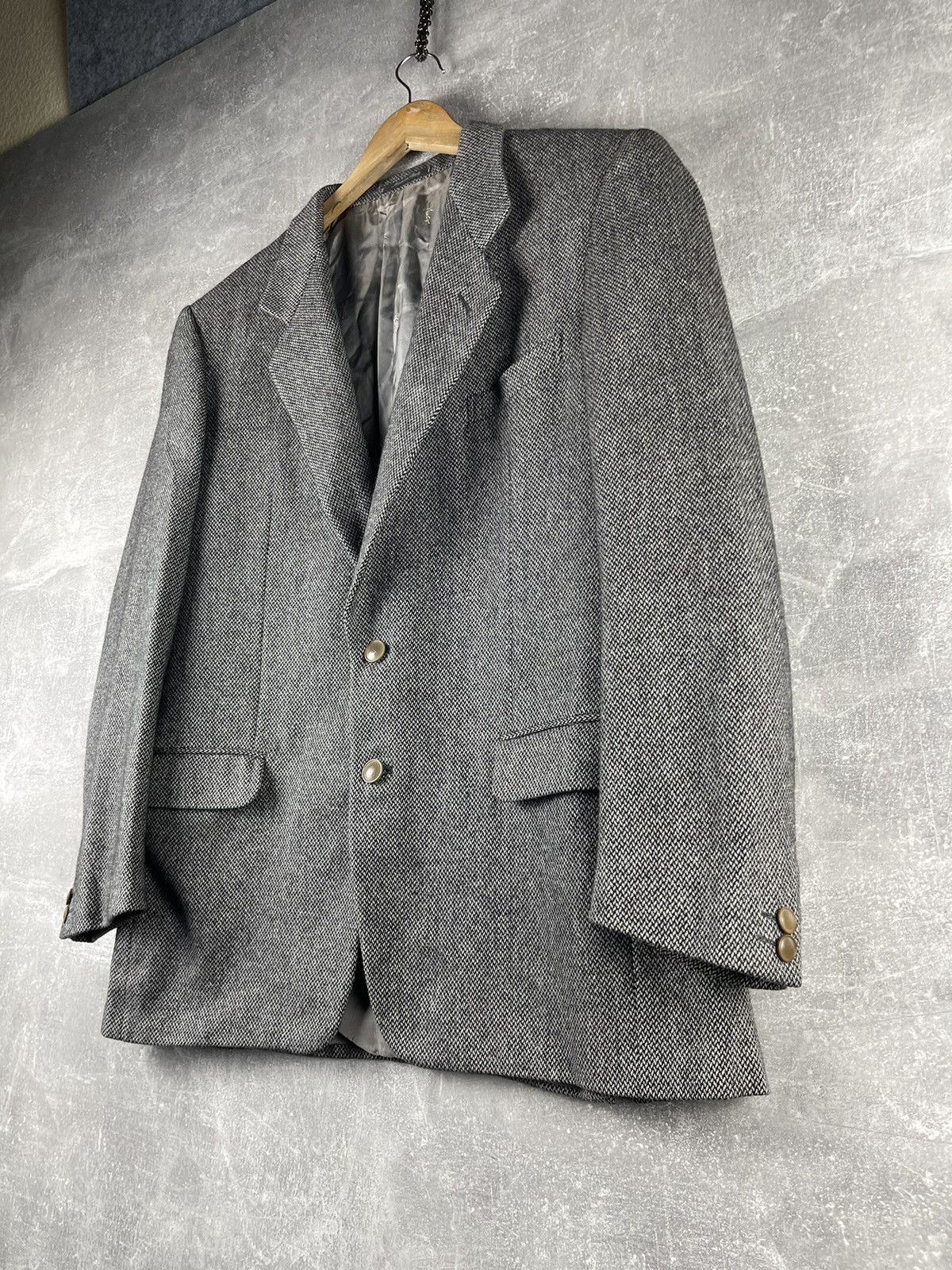 Yves Saint Laurent Yves Saint Laurent Rive Gauche Wool Cashmere Blazer Jacket Size 52R - 2 Thumbnail