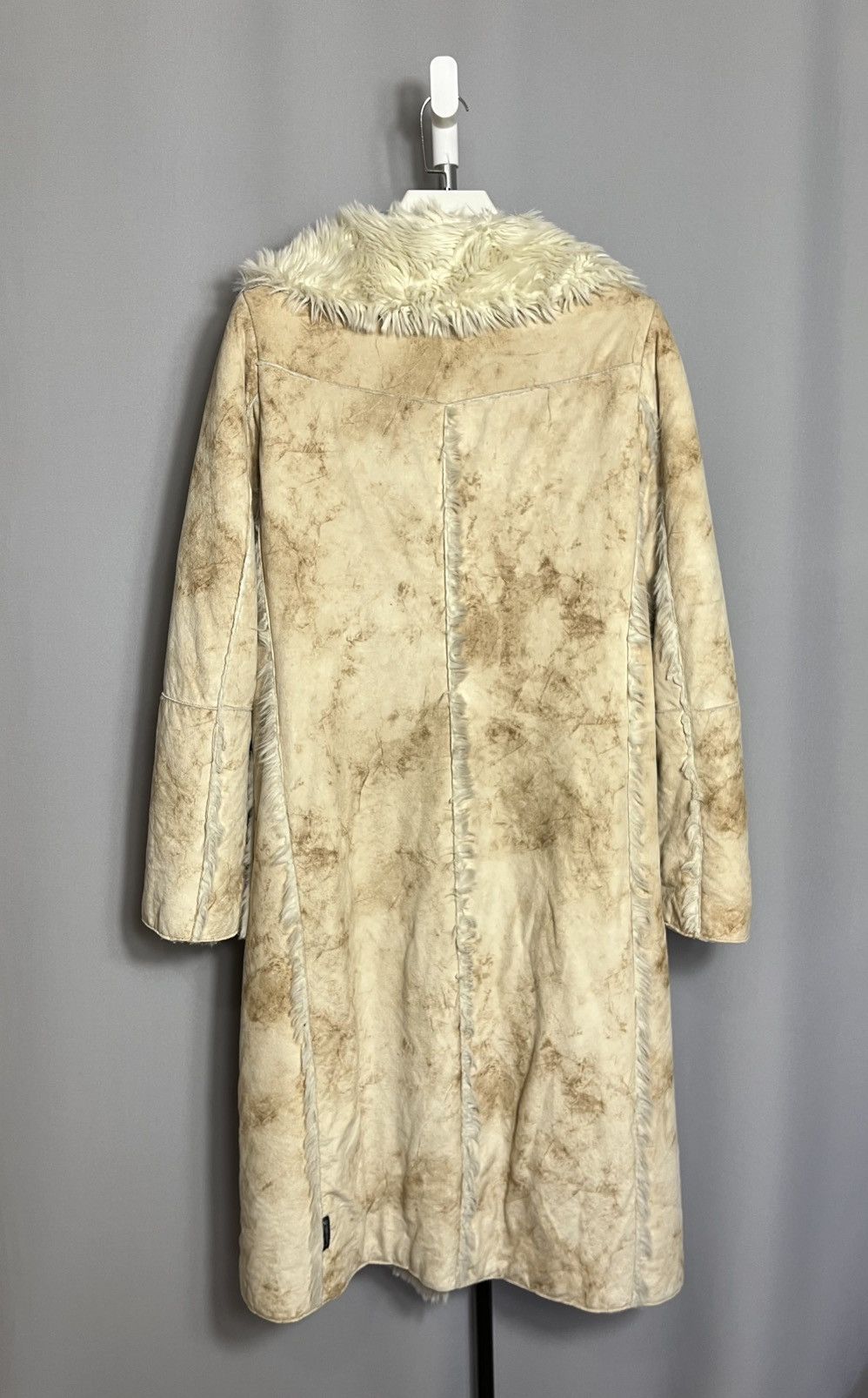Armani Armani Jeans Y2K Faux Faux Fur Midi Jacket Long Coat Parka Size M / US 6-8 / IT 42-44 - 2 Thumbnail