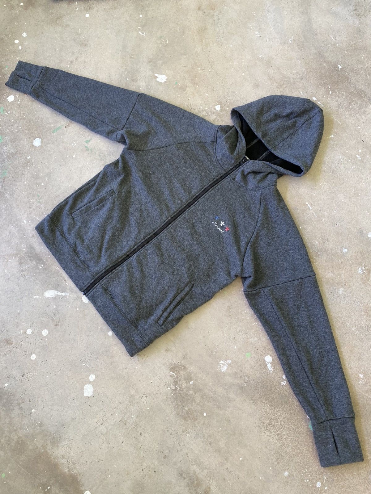 Japanese Brand Elle Sport Paris Thumb Hole Zip Hoodie Women Size M / US 6-8 / IT 42-44 - 7 Thumbnail
