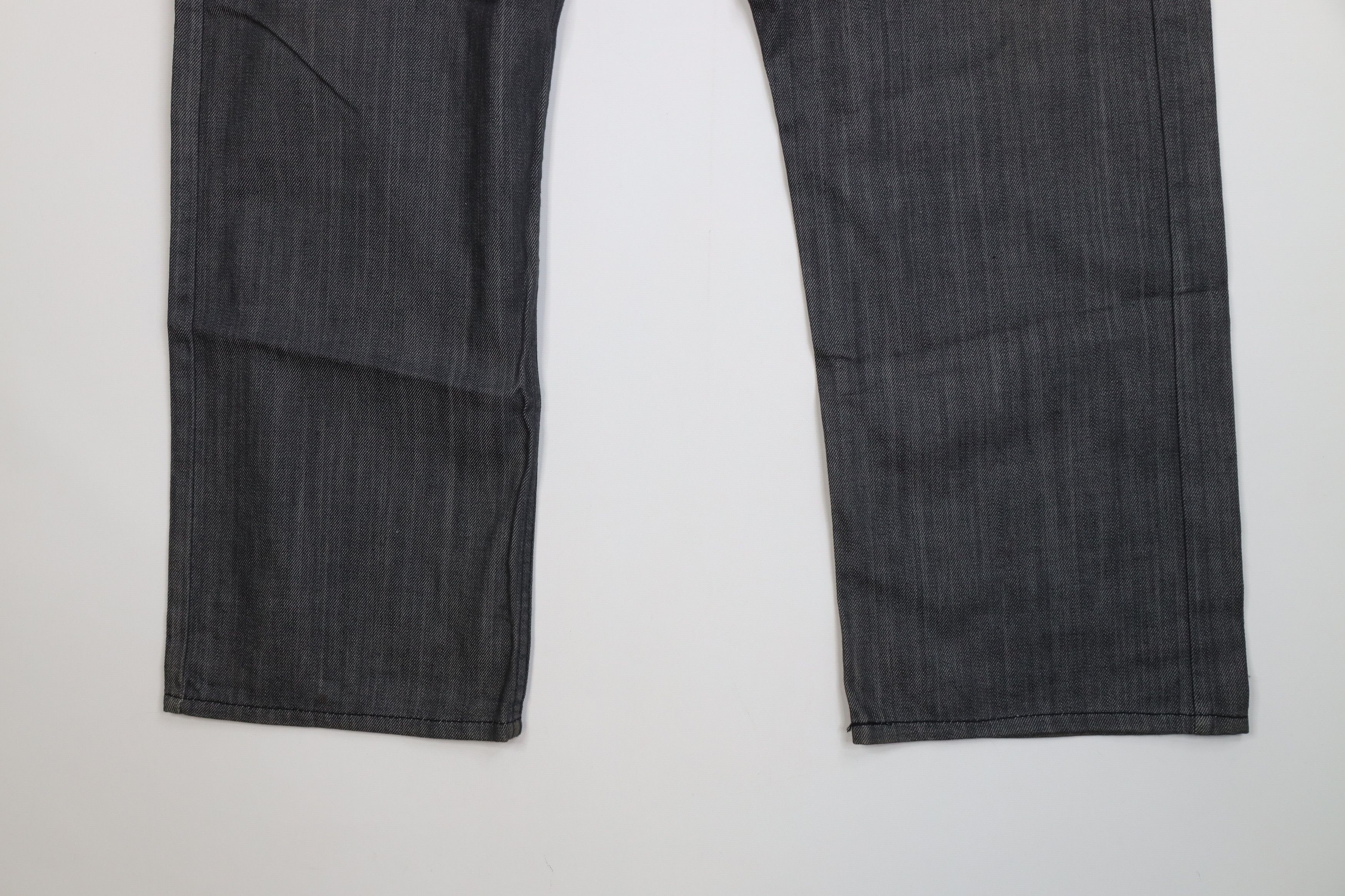 Levi's Vintage Y2K Levis 569 Loose Straight Wide Leg Jeans Gray Size US 38 / EU 54 - 4 Thumbnail