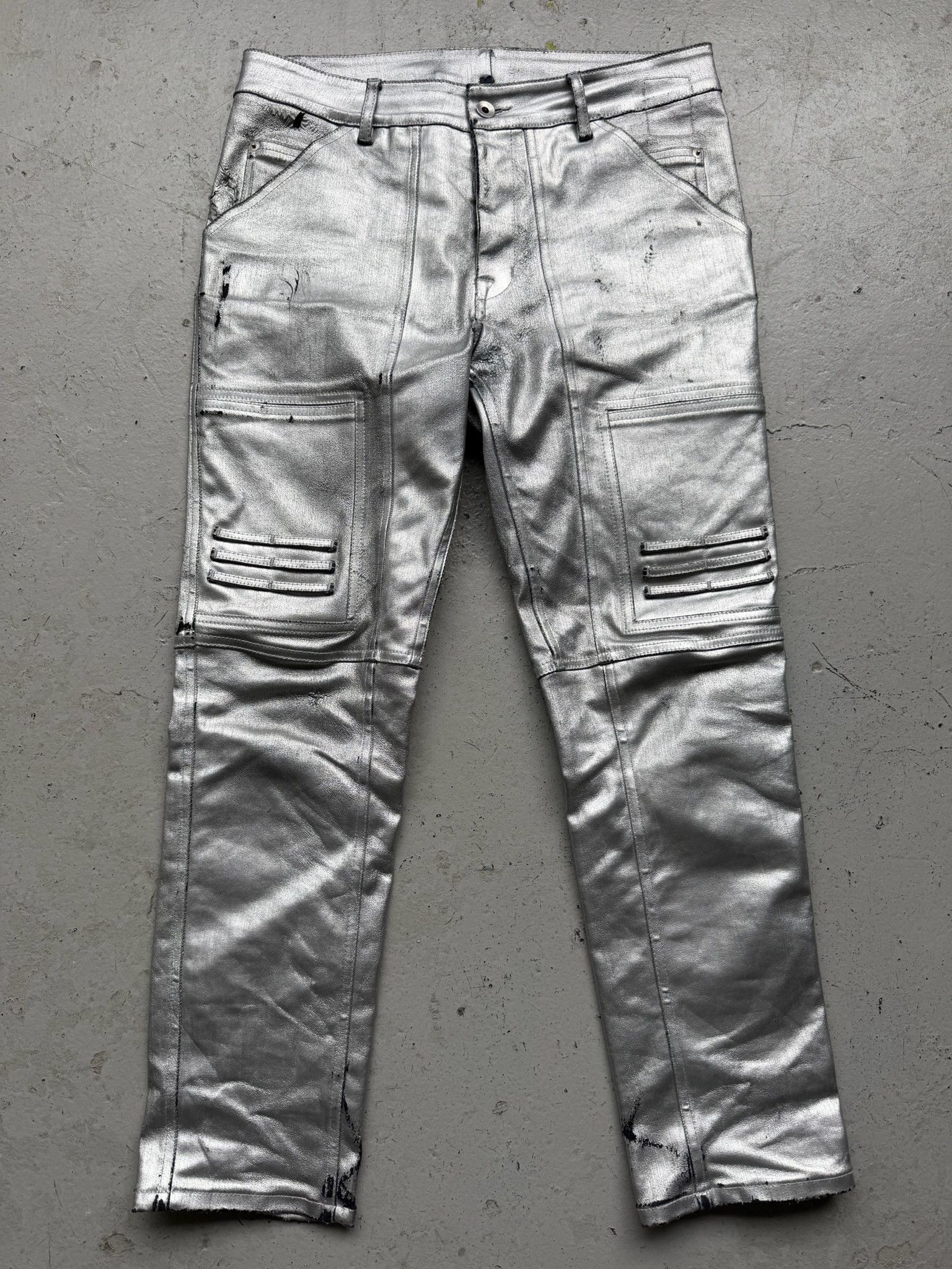 Rick Owens × Rick Owens Drkshdw RICK OWENS SPIRAL DENIM WAXED FW09