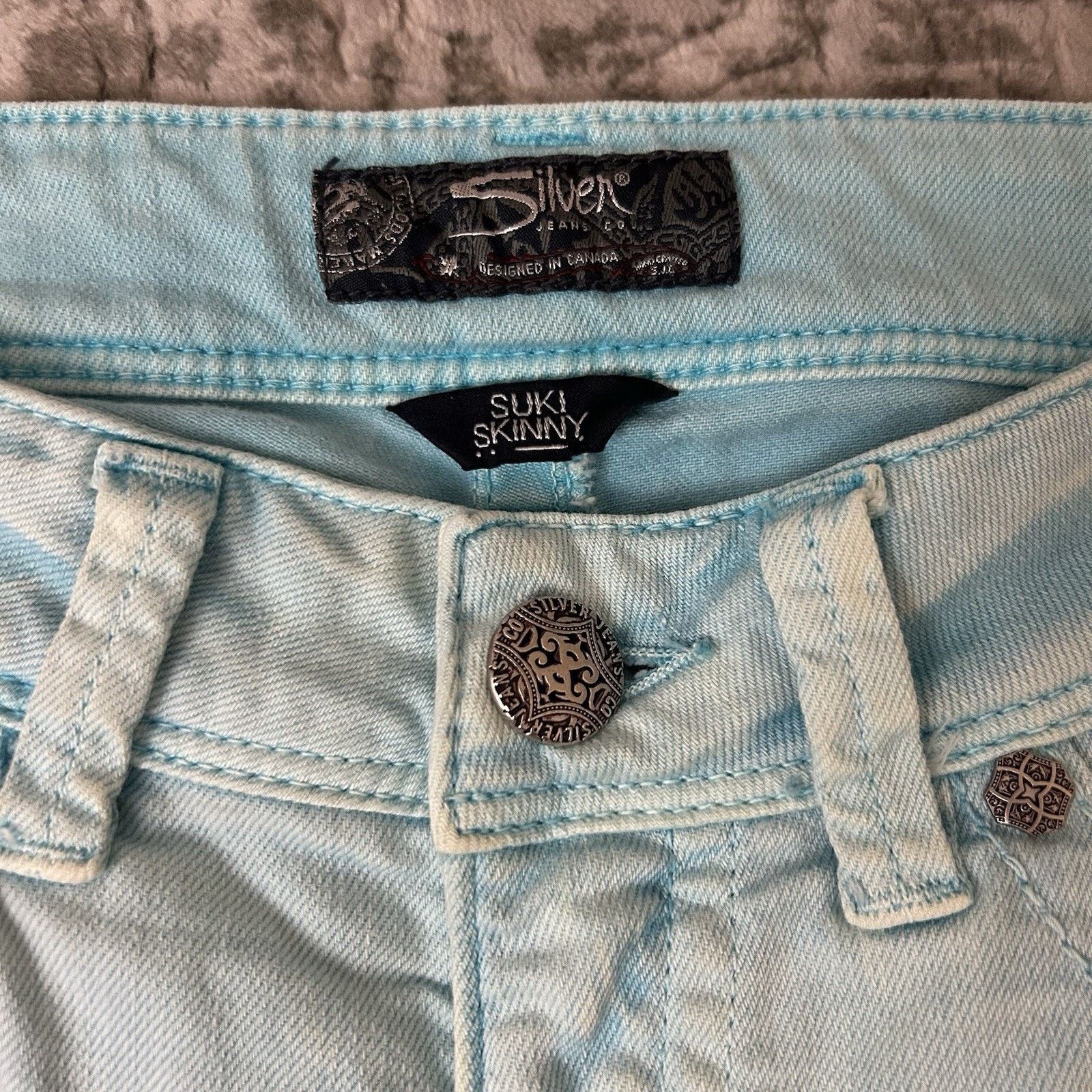 Silver Jeans Co. Silver Suki Skinny Jeans Women's W27/L31 Light Blue Wash Size 27" / US 4 / IT 40 - 5 Thumbnail