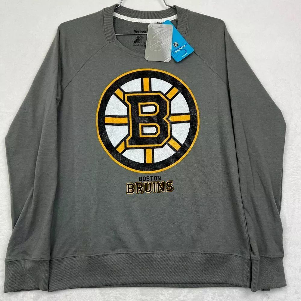 Reebok Boston Ruins Sweatshirt Women NHL Pullover Long Sleeve New S Size S / US 4 / IT 40 - 1 Thumbnail