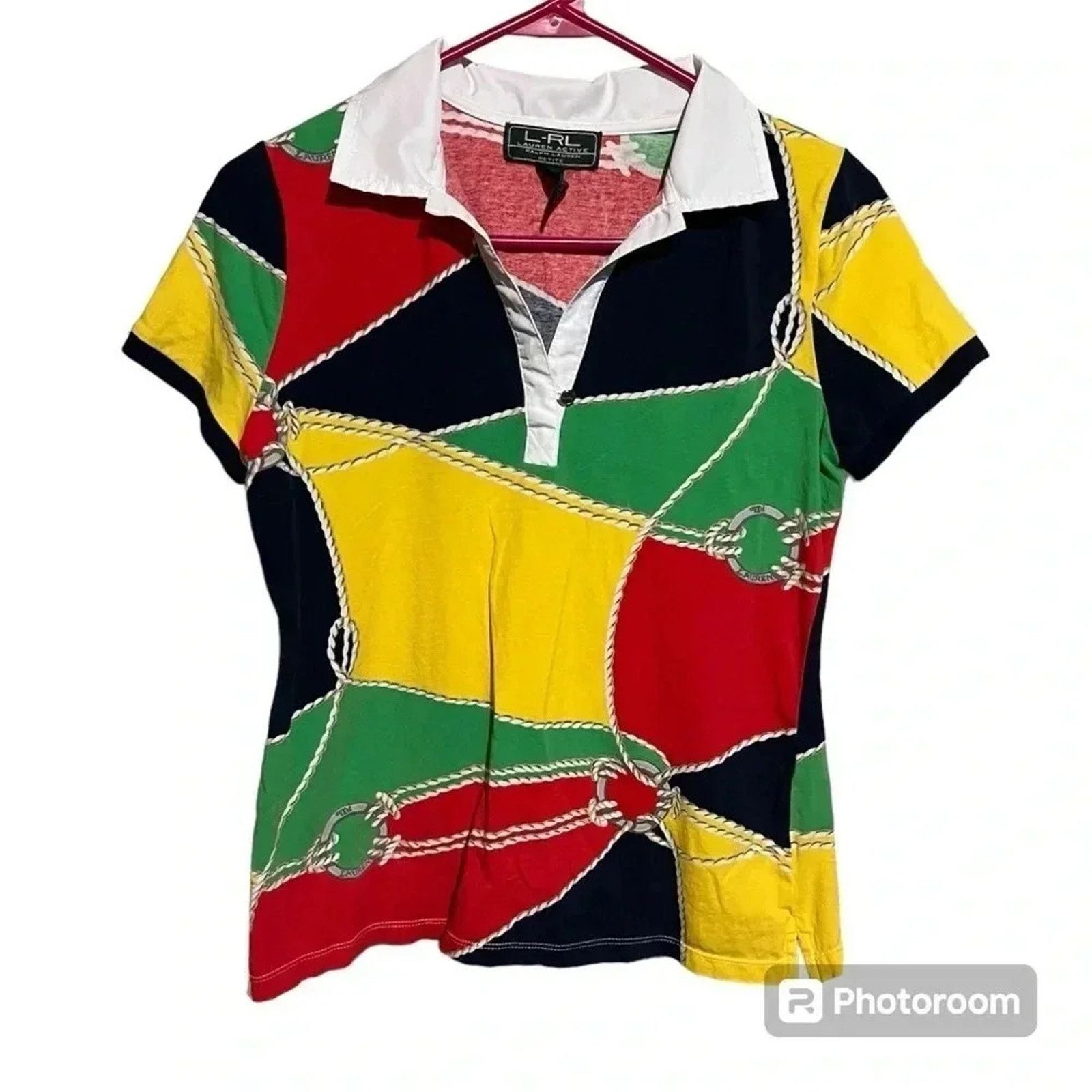 Lauren Ralph Lauren Ralph Lauren Golf Polo Shirt Womens Petite M Equestrian Size M / US 6-8 / IT 42-44 - 1 Thumbnail