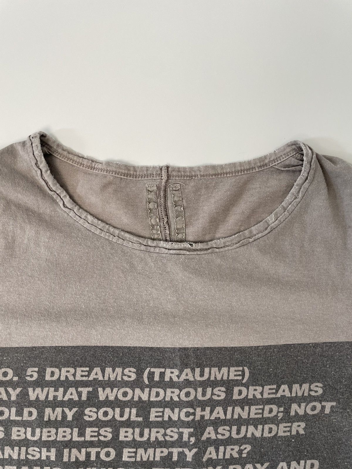 Rick Owens Rick Owens DRKSHDW FW07 Deeper Than A Mothers Tears Tshirt Size US M / EU 48-50 / 2 - 2 Thumbnail