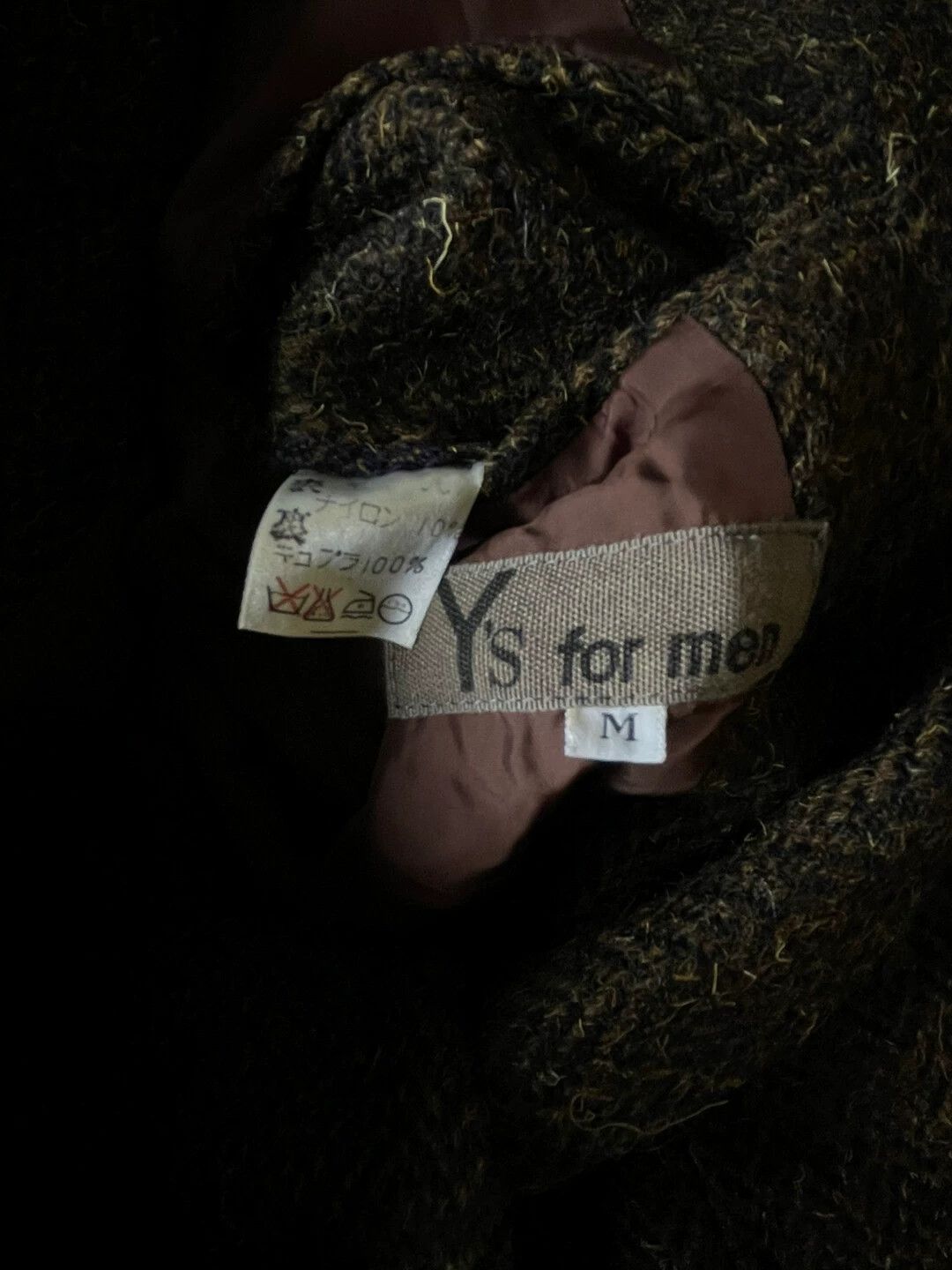 Yohji Yamamoto Yohji Yamamoto Y’s Wool Tweed Jacket M Vintage Unisex Size US M / EU 48-50 / 2 - 6 Thumbnail