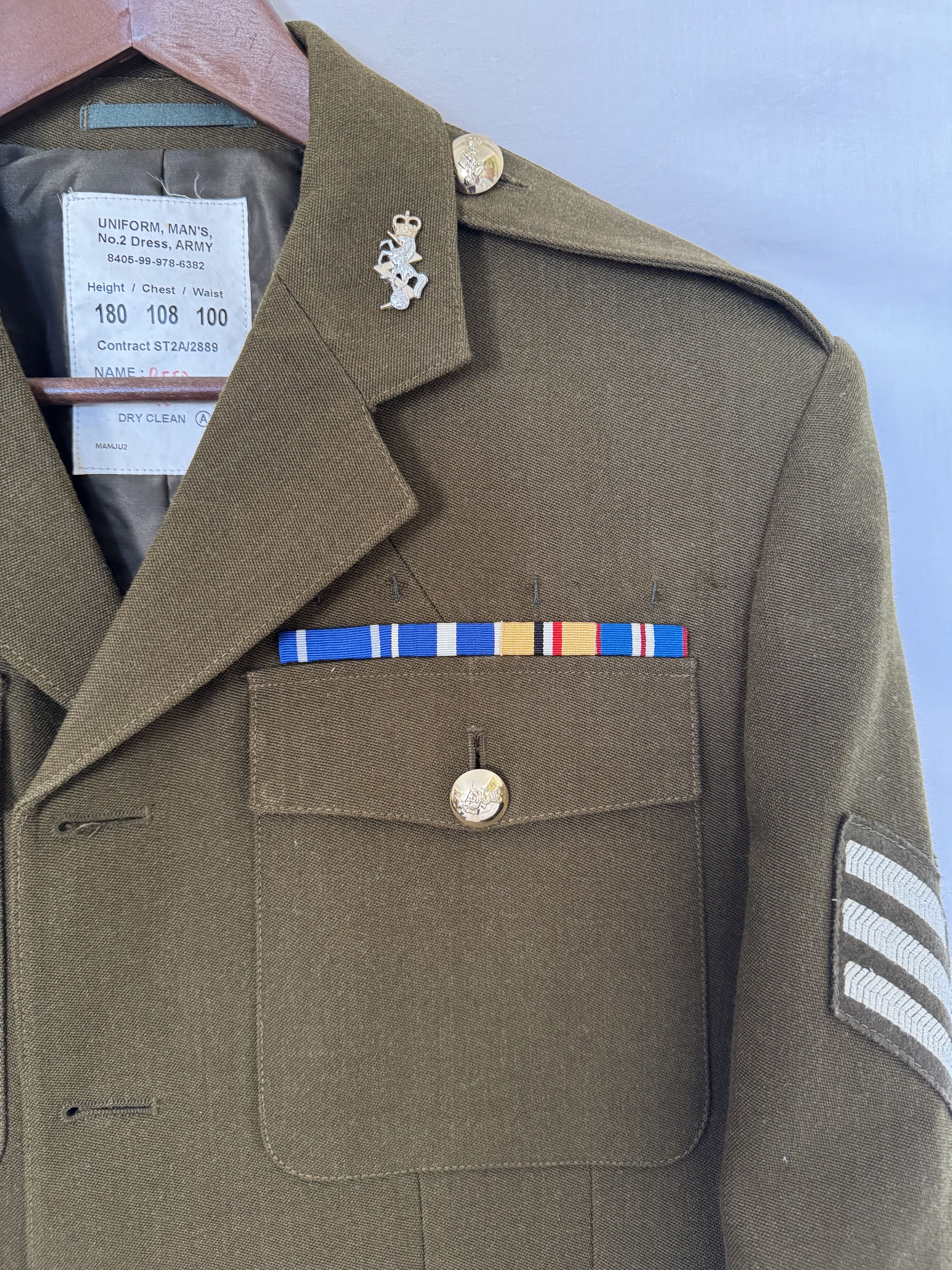 Vintage Authentic Vintage British Military Jacket Size US L / EU 52-54 / 3 - 5 Thumbnail