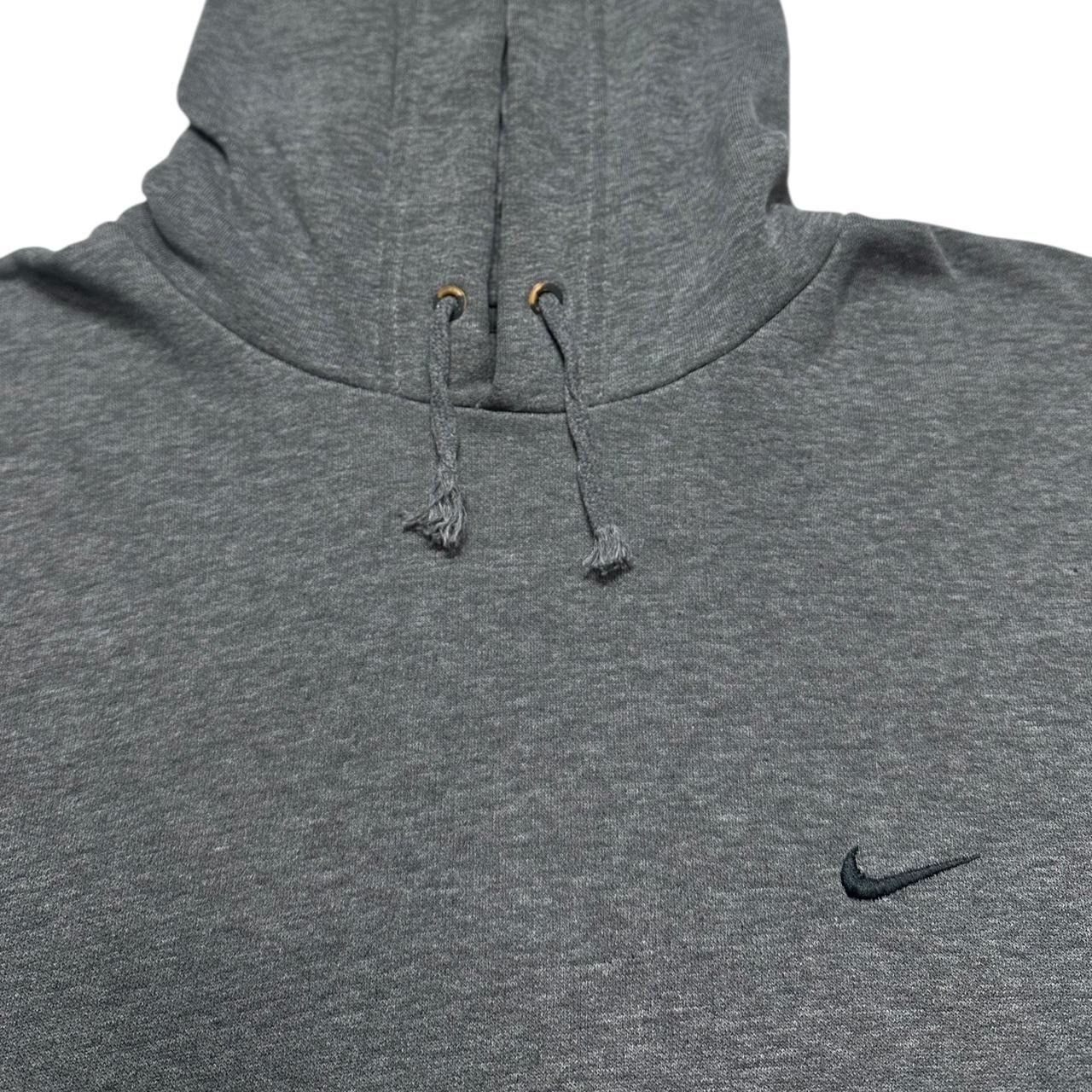 Nike × Vintage Y2K Nike Hoodie Charcoal Gray Size US XXL / EU 58 / 5 - 3 Thumbnail