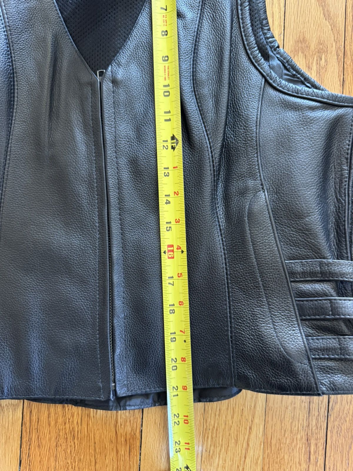 Vintage Vintage Leather Motorcycle Vest Chrome Hearts Style Size US M / EU 48-50 / 2 - 8 Thumbnail