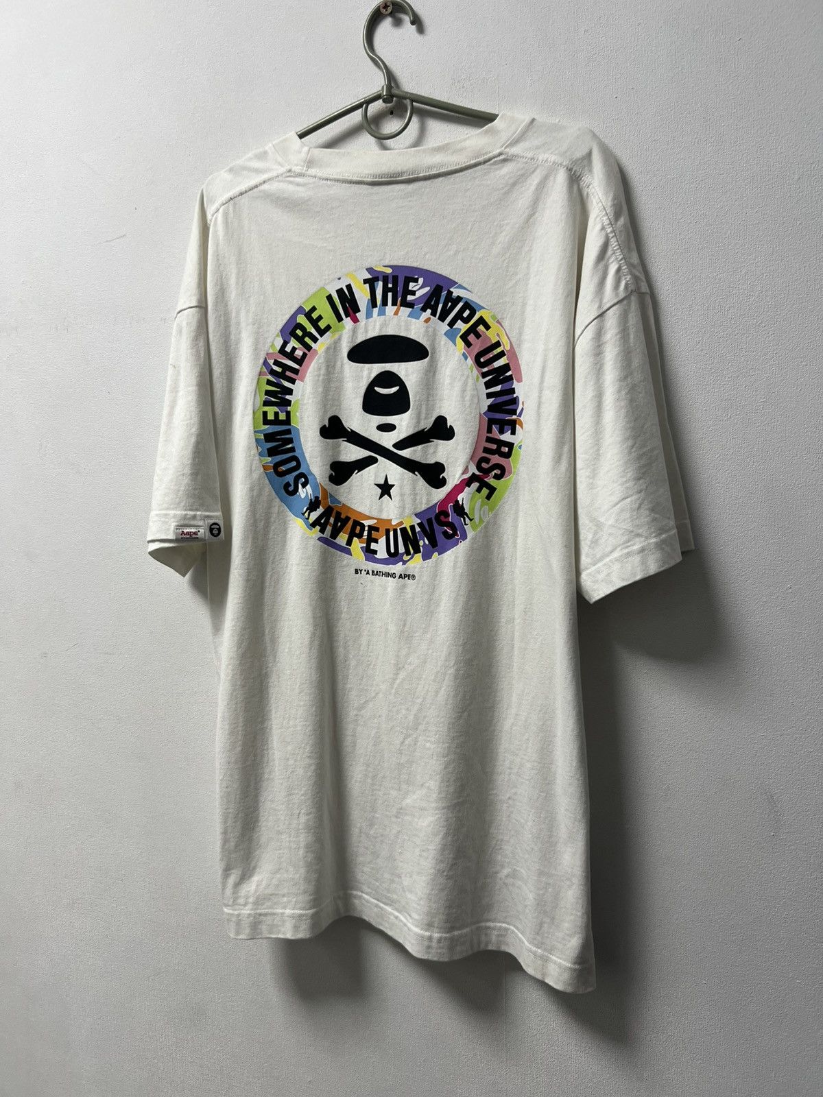 Aape Aape Bape circle logo t-shirt tee big logo Size US XL / EU 56 / 4 - 1 Thumbnail