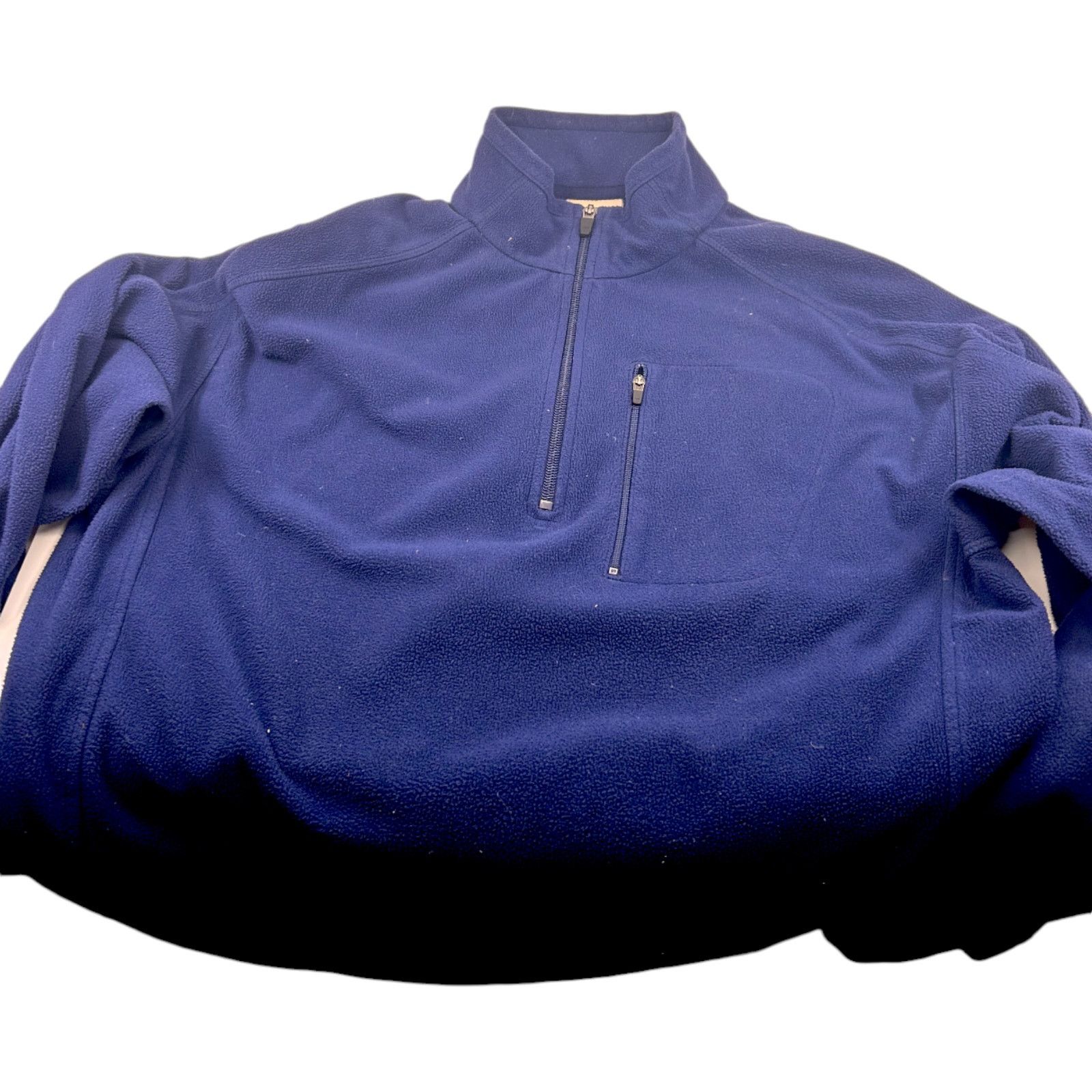 L.L. Bean L.L. Bean - Lightweight Pullover Blue Fleece Jacket - Large Size US L / EU 52-54 / 3 - 3 Thumbnail
