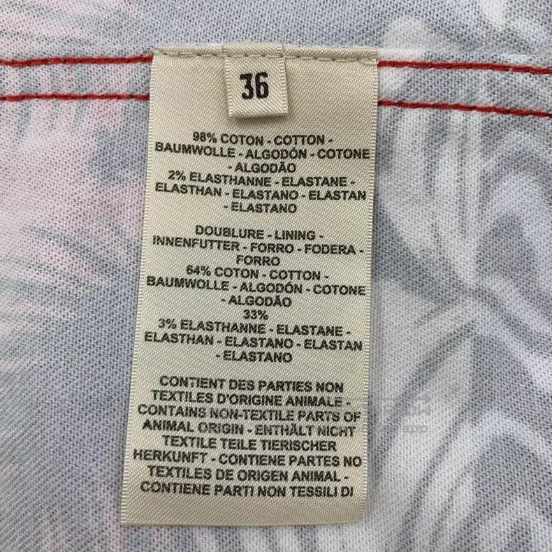 Hermes Hermes Color-Blocked Heart Print Cotton Collar Single-Brea Size XS / US 0-2 / IT 36-38 - 6 Thumbnail