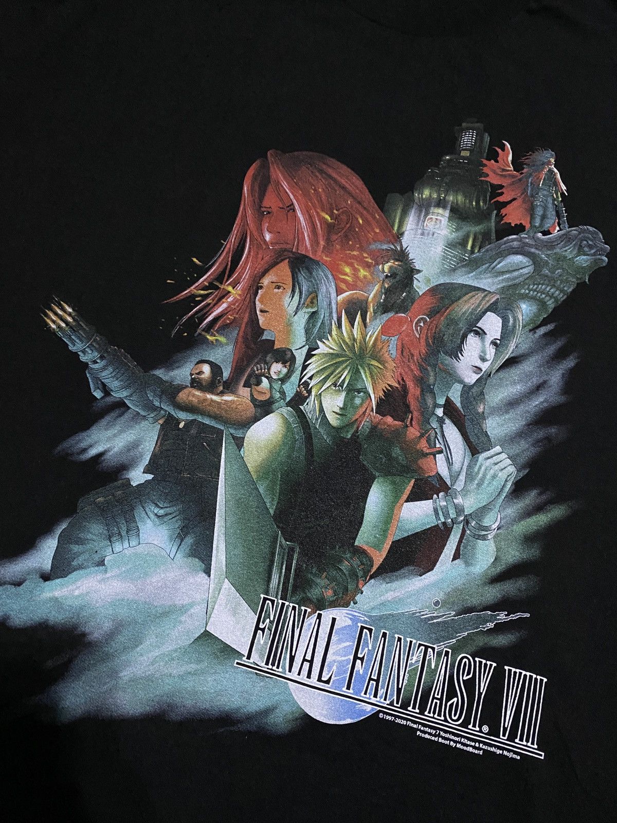 Anime Rare Final Fantasy VII Squaresoft Fanmade MoodBoard Tee Size US XL / EU 56 / 4 - 2 Thumbnail