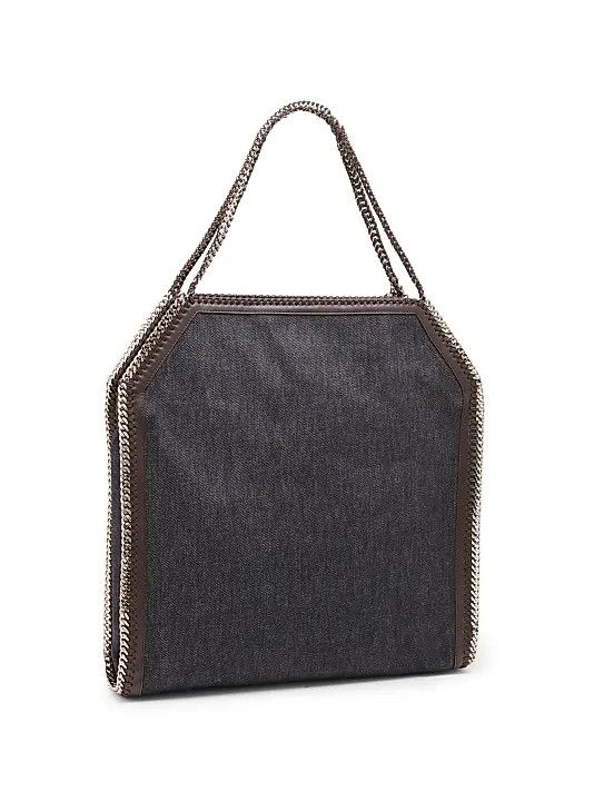 Stella McCartney os11x1225 Size: OS / Falabella Babybella Denim Tote Bag Blue Size ONE SIZE - 4 Thumbnail