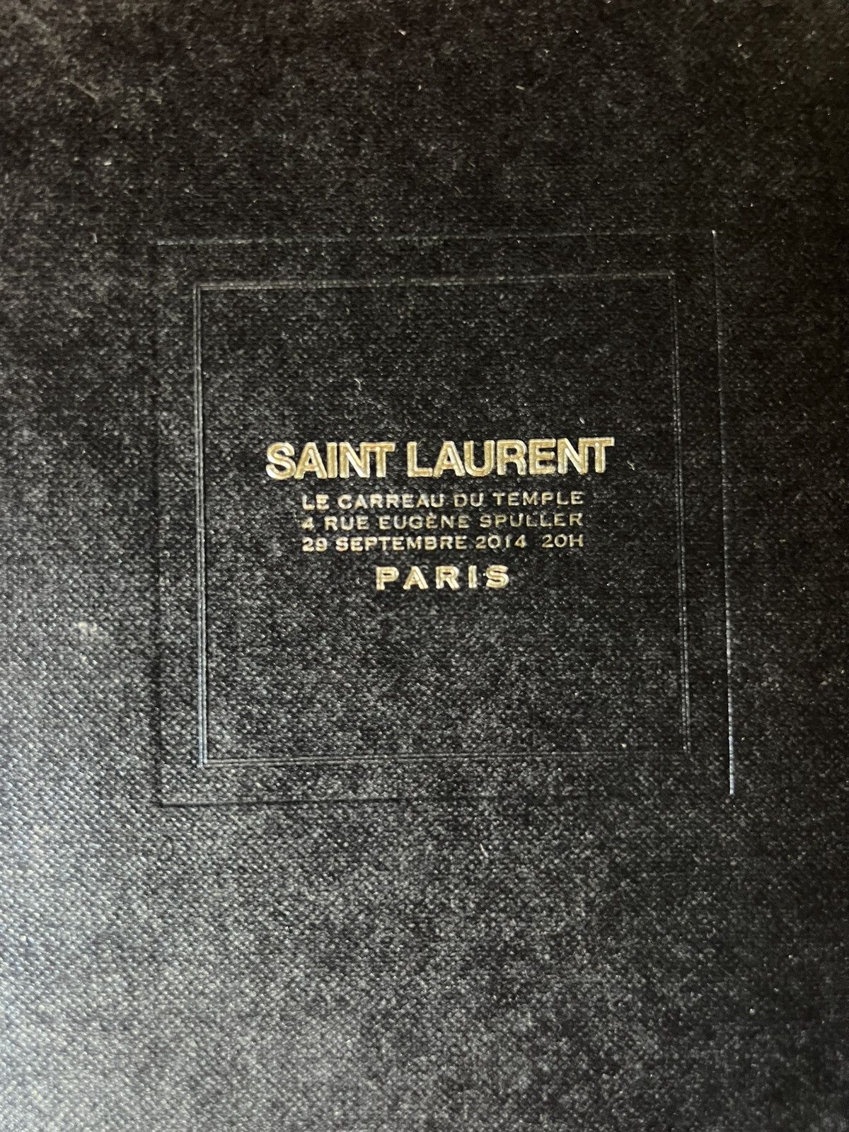 Saint Laurent Paris Saint Laurent 2014 Fashion Show Invite Art Book Hedi Slimane Size ONE SIZE - 2 Thumbnail