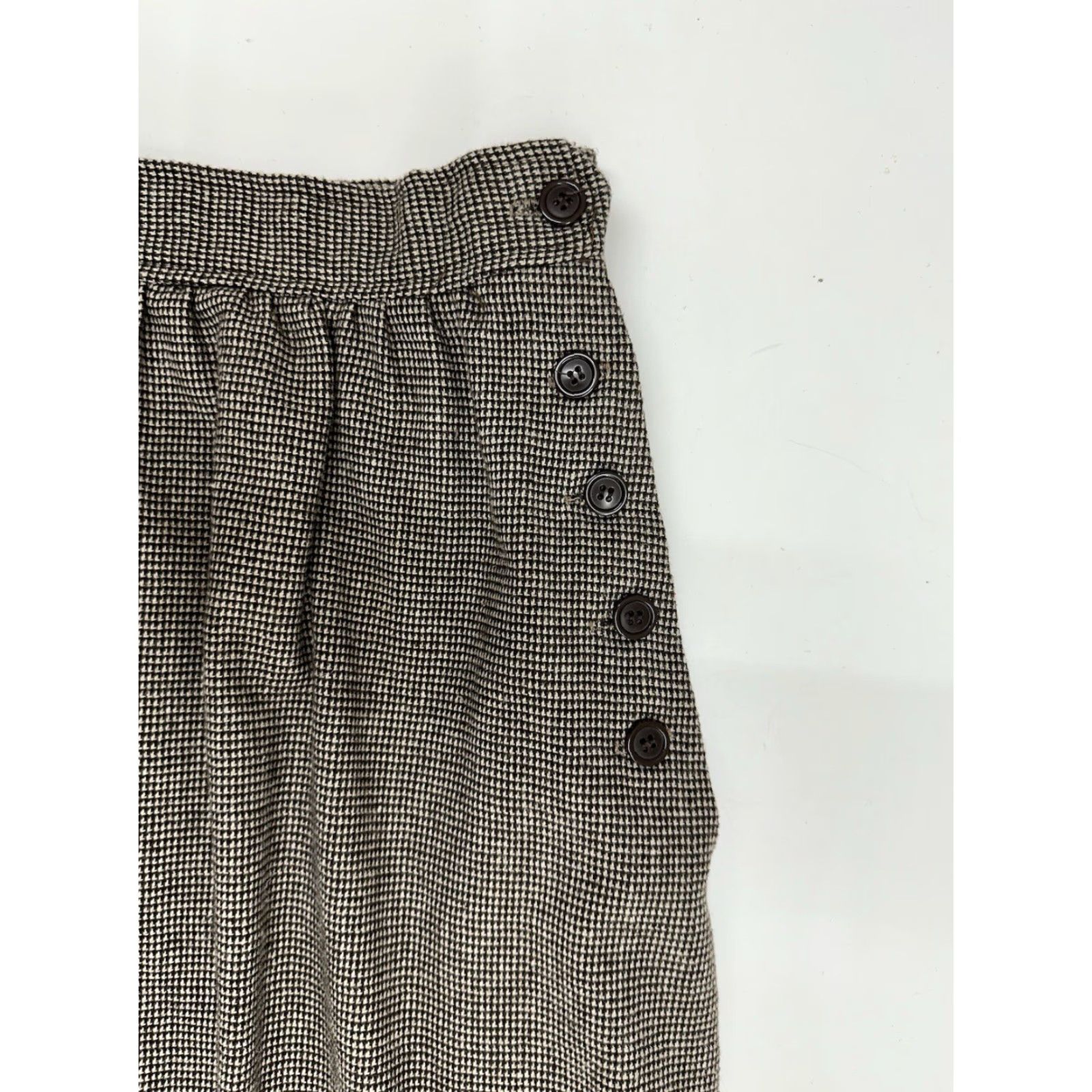 Vintage VINTAGE Daniel Place Skirt Womens Size 11 Brown Wool Blend Pleated Midi 80s 90s Womens Brown Wool Blend Pleated Midi Skirt Size 32" / US 10 / IT 46 - 2 Thumbnail