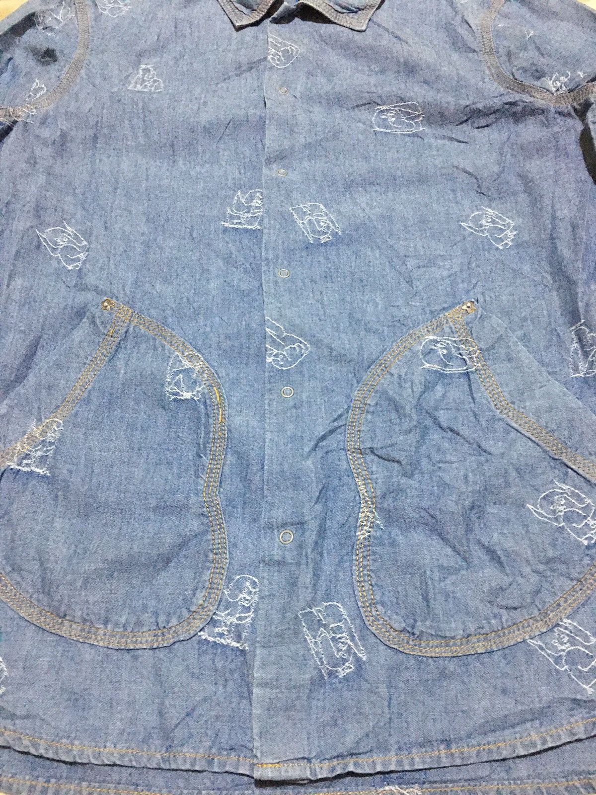 Frapbois Issey miyake frapbois double pocket shirt Size US M / EU 48-50 / 2 - 2 Thumbnail