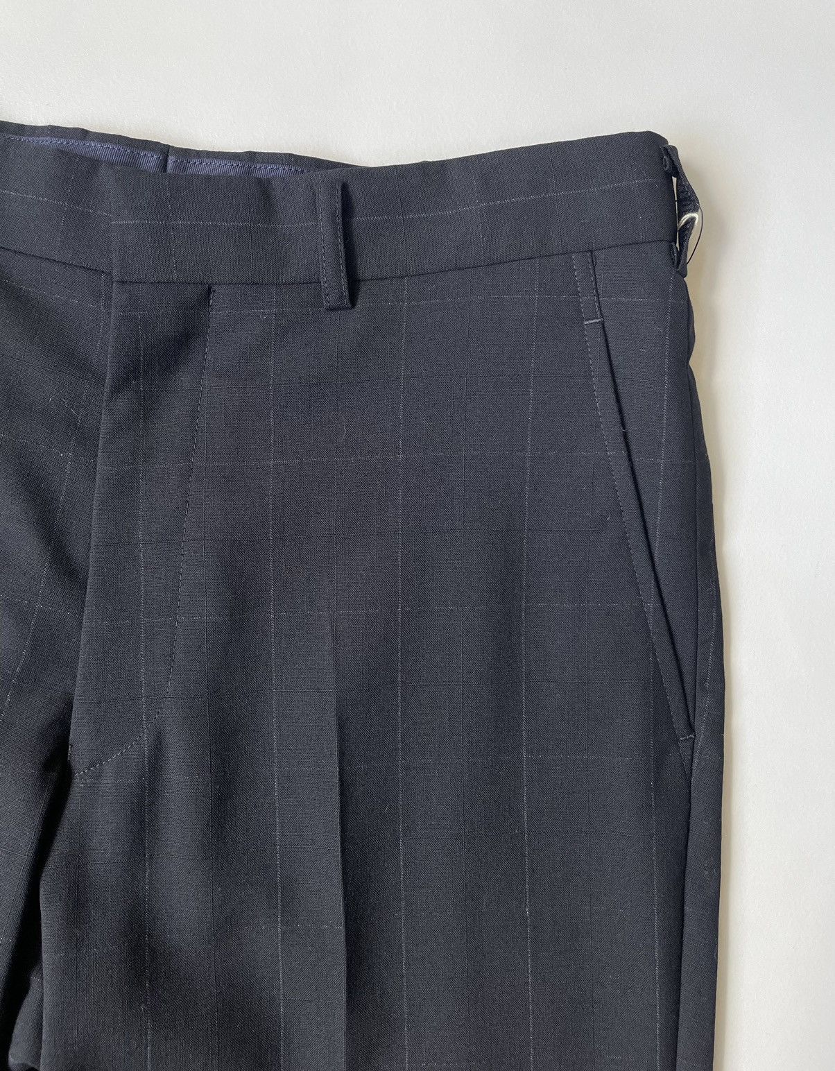 Comme des Garcons S/S 05 Grid Check Check Wool Trousers Size US 32 / EU 48 - 5 Thumbnail