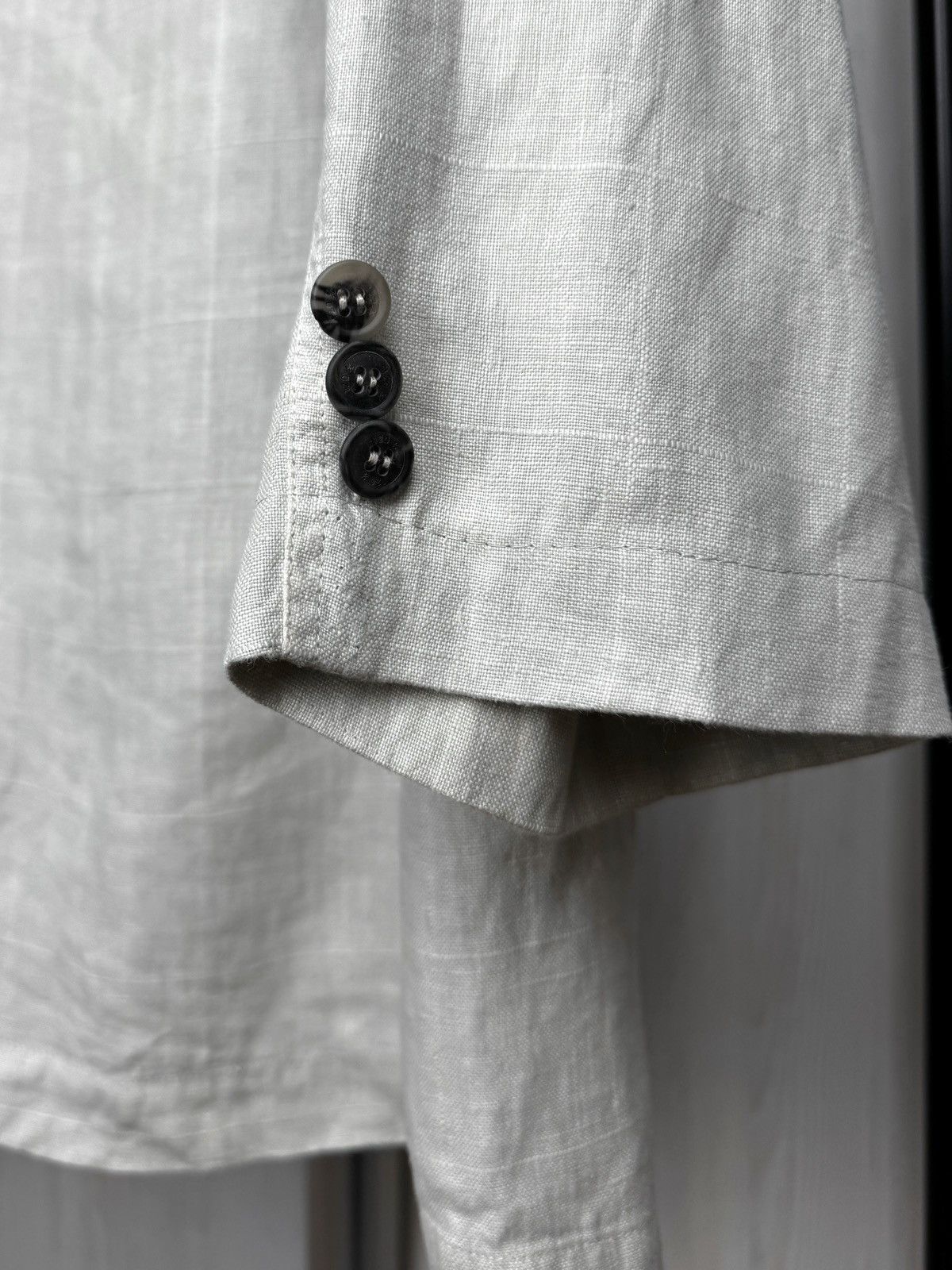 120% Lino 120% Lino White pure linen Blazer 4 pockets jacket size XXL Size US XXL / EU 58 / 5 - 10 Thumbnail