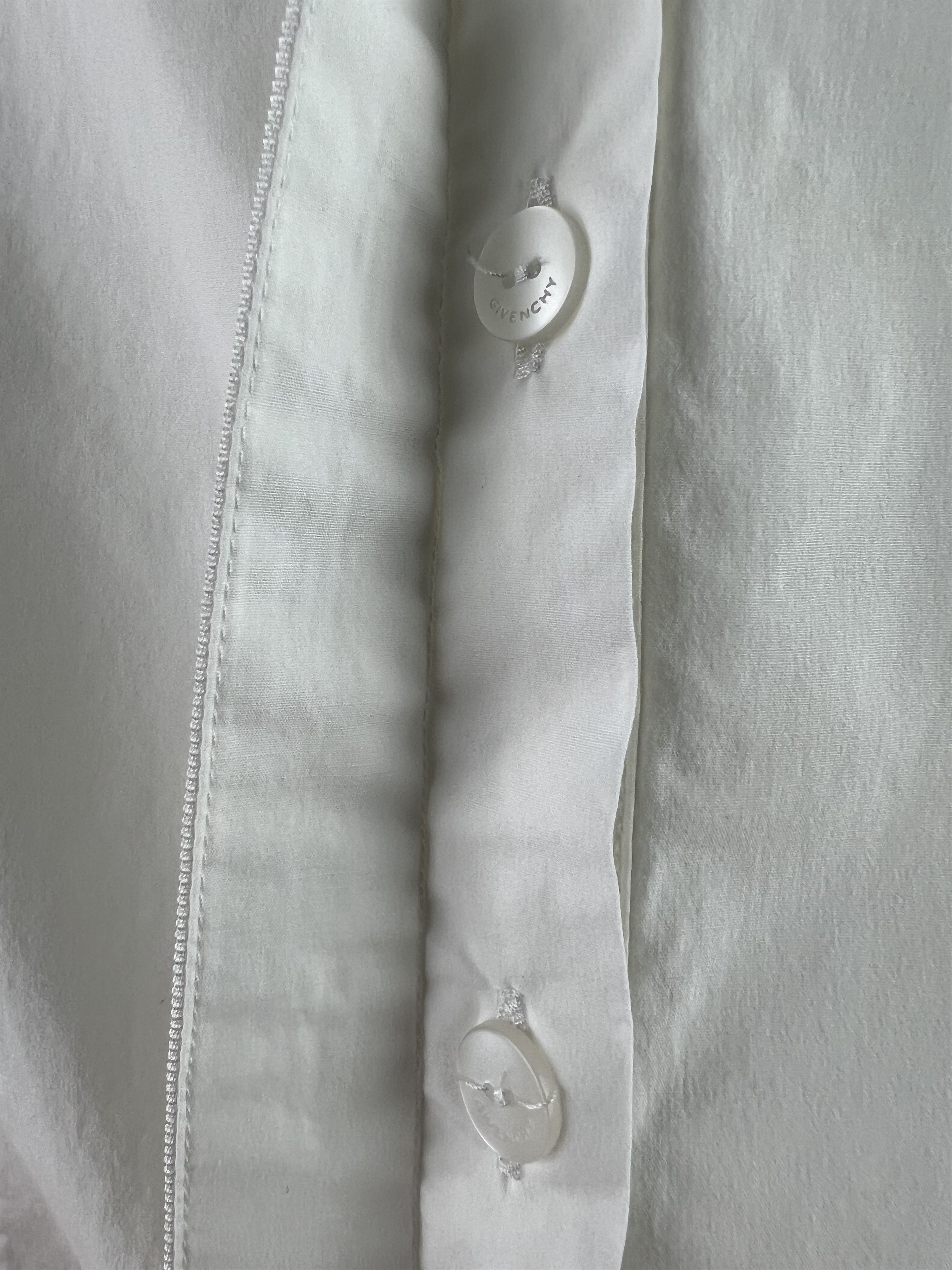 Givenchy Givenchy Kids White Long Sleeve Button Up Shirt Size 10 Anni Size ONE SIZE - 6 Thumbnail