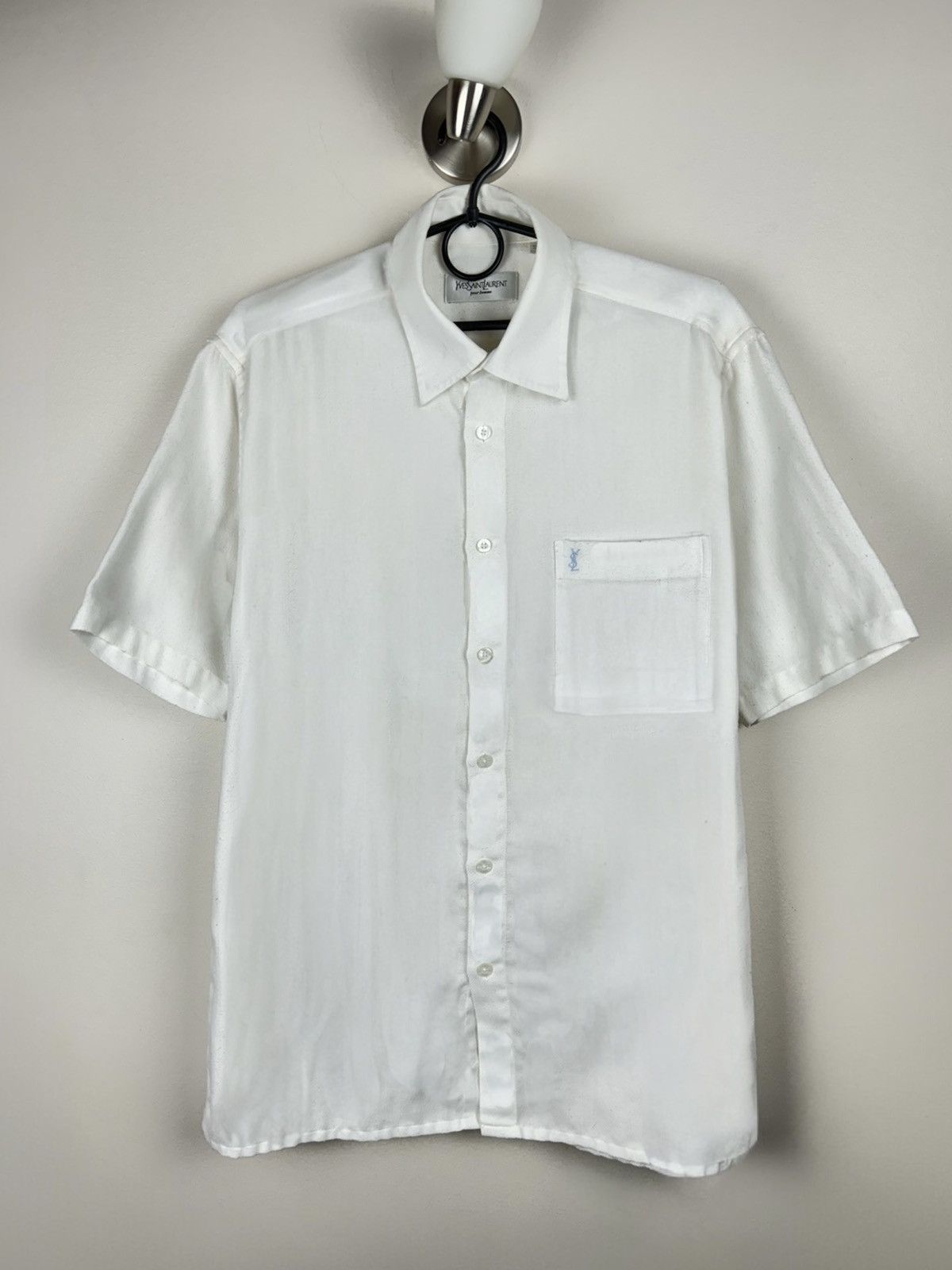 Vintage × Yves Saint Laurent White classic shirt Yves Saint Laurent original luxury item Size US M / EU 48-50 / 2 - 1 Thumbnail