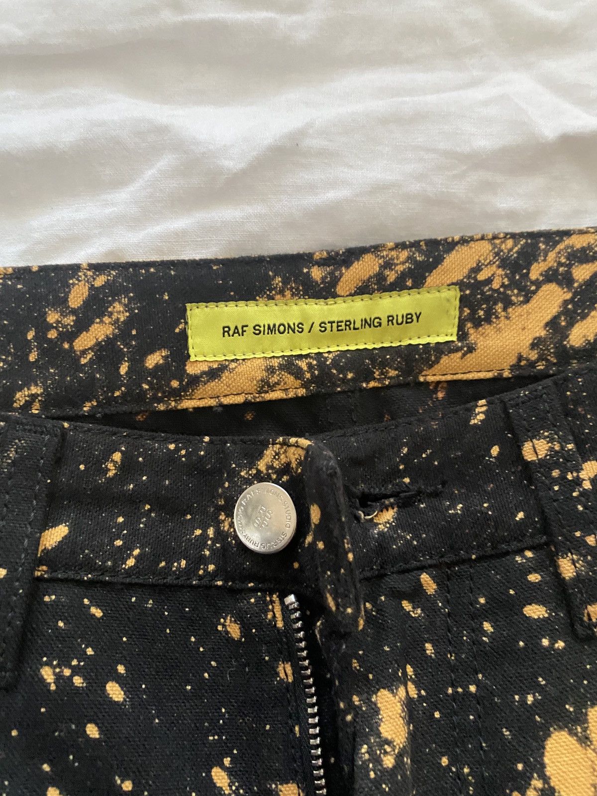 Raf Simons × Sterling Ruby Raf Simons X Sterling Ruby FW14 Bleached Denim Size US 30 / EU 46 - 4 Thumbnail