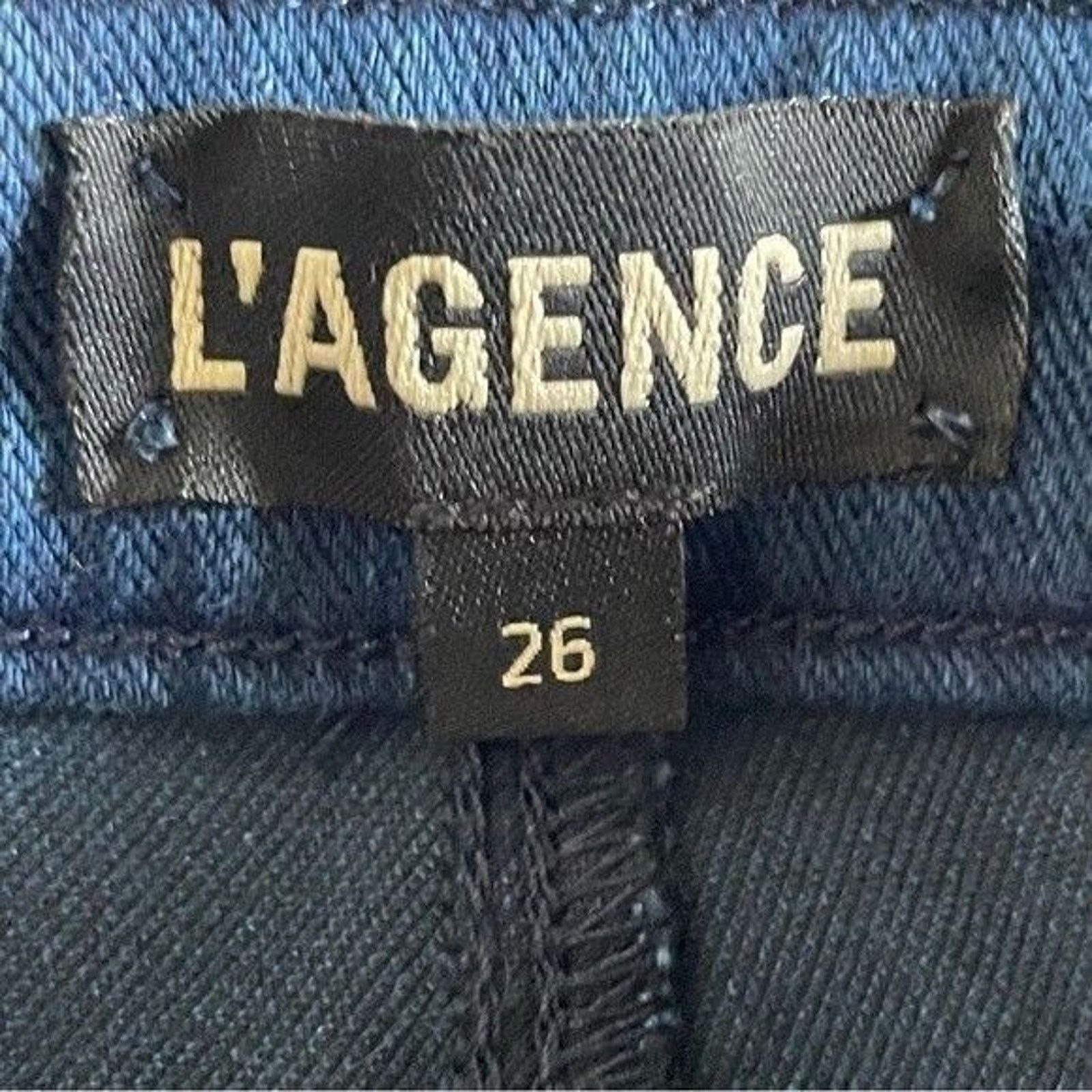 L'AGENCE L'AGENCE Jeans Womens 26 NWOT Yasmeen HighRise Skinny 26" Size 27" / US 4 / IT 40 - 3 Thumbnail